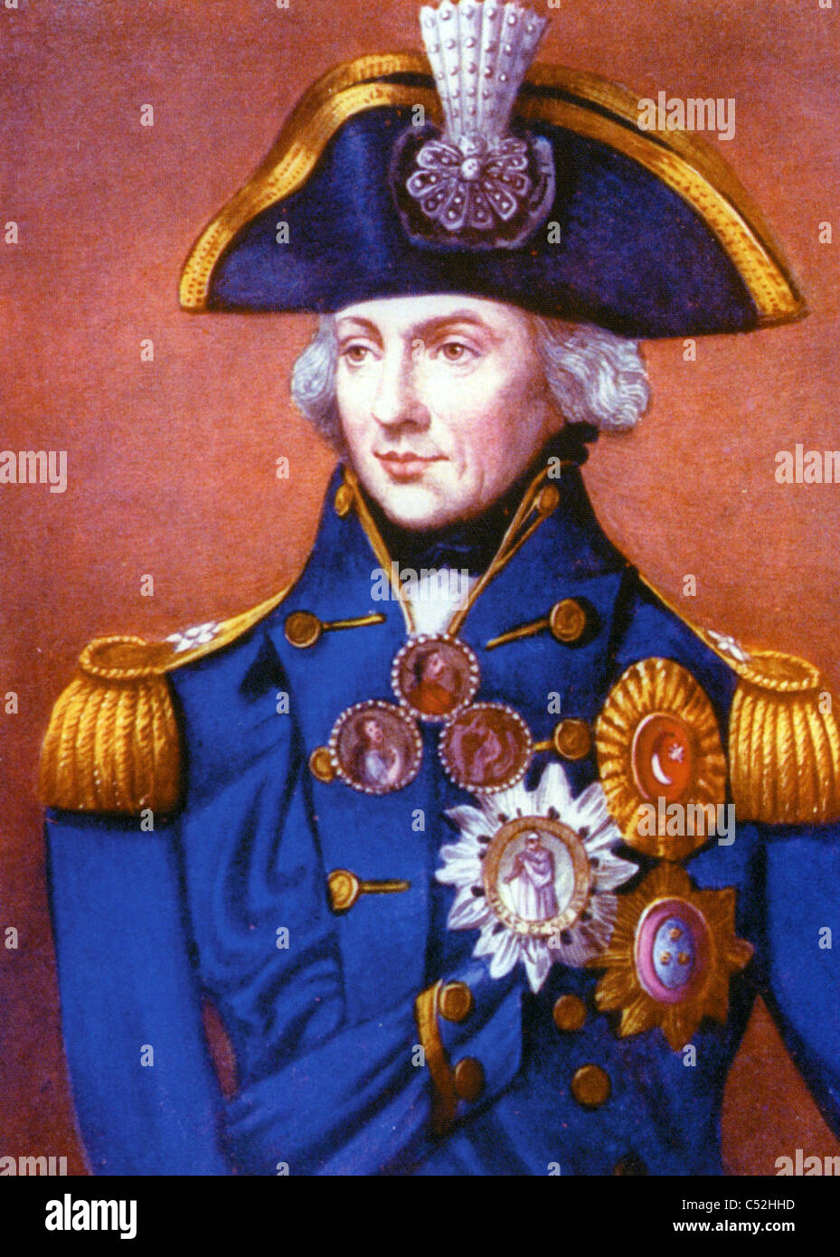HORATIO NELSON Ist Viscount Nelson (1758-1806) Stockfoto
