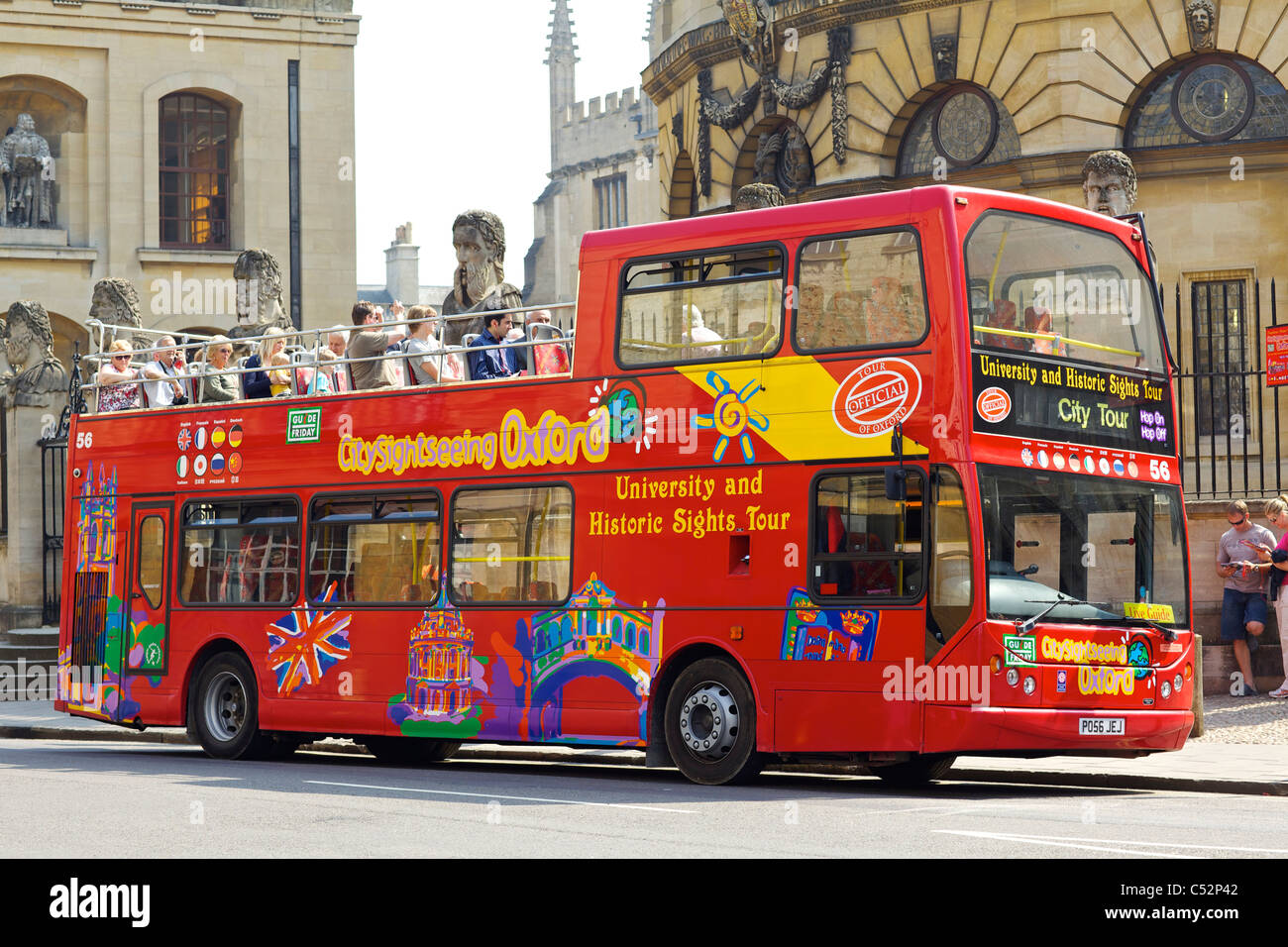 Oxford City Tour bus Stockfoto
