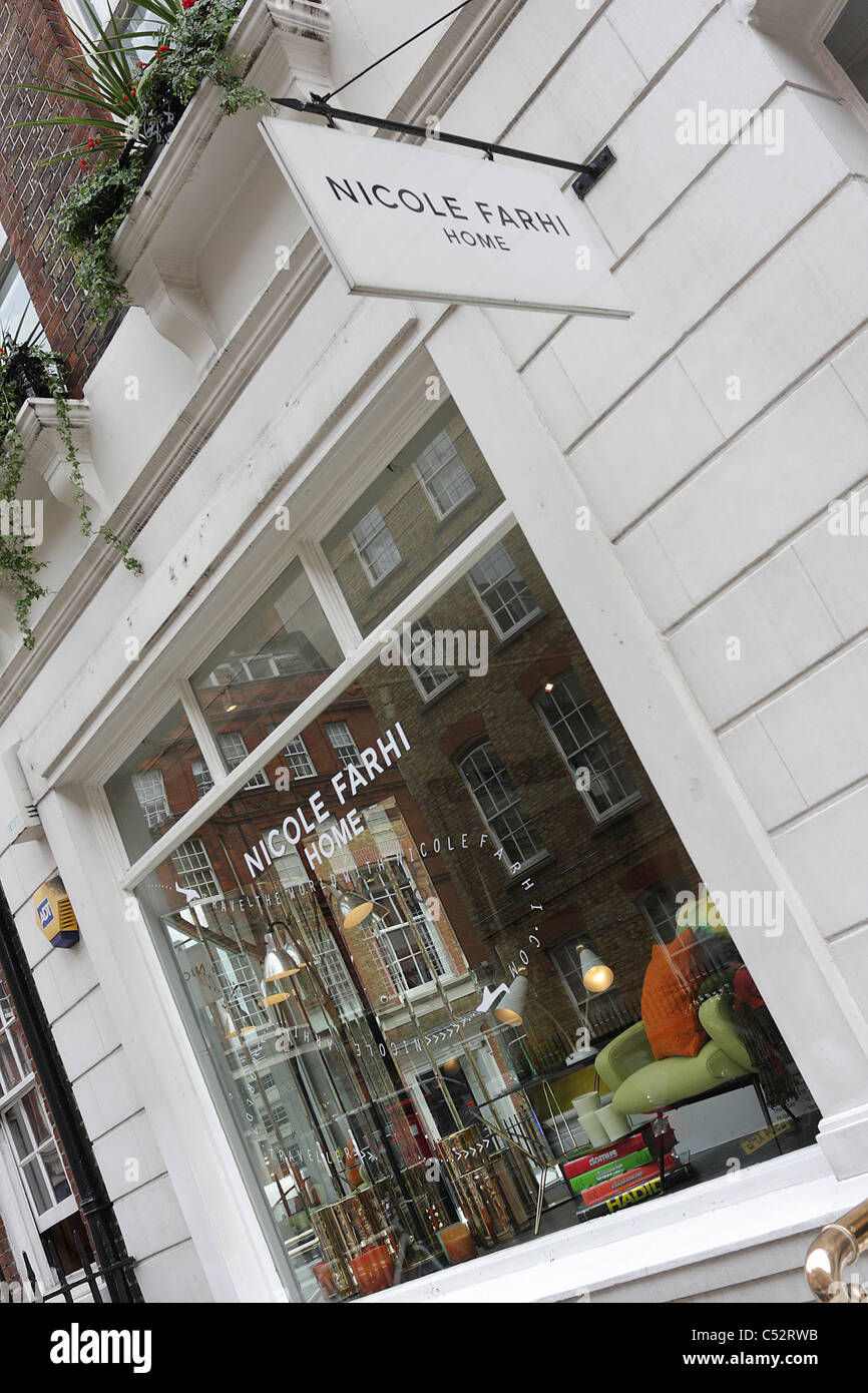 Nicole Fahri store in Clifford Street, London. Stockfoto