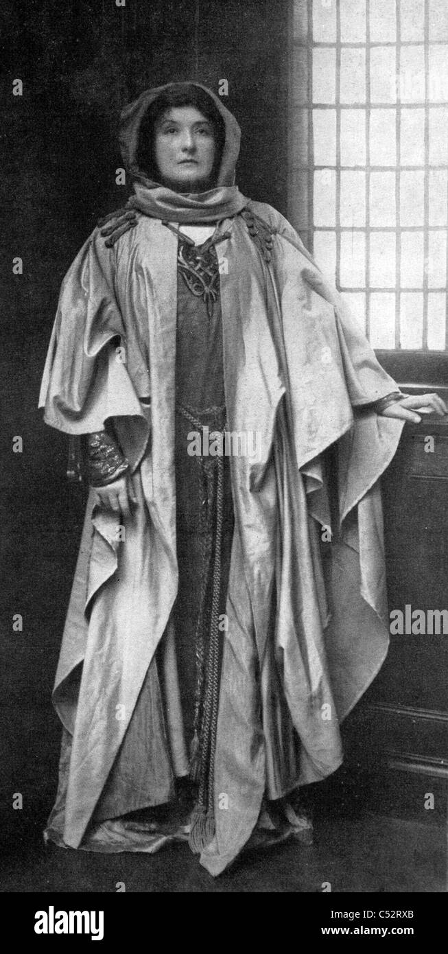 Australische Sopranistin DAME NELLIE MELBA (1861-1931) im Jahre 1913 Stockfoto