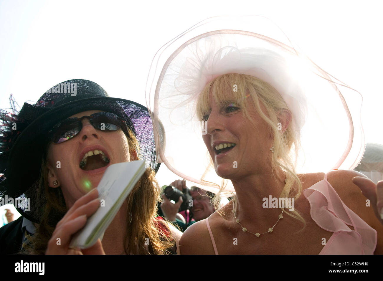 Royal Ascot Rennen während seinen Umzug nach York in 2005, UK. Stockfoto