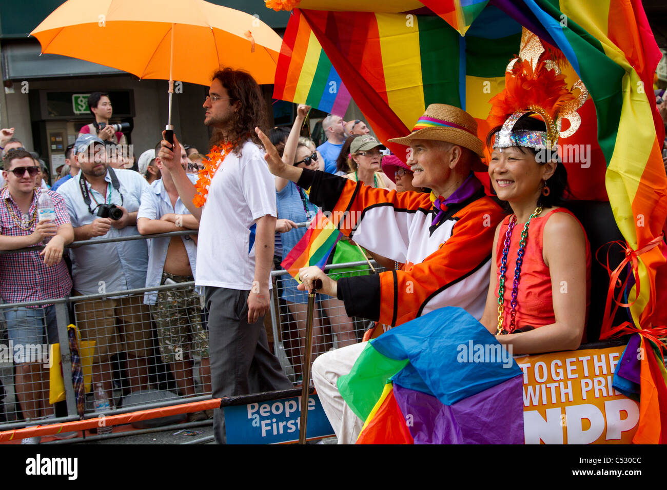 "jack Layton" "Olivia Chow" kanadischer Politiker Stockfoto