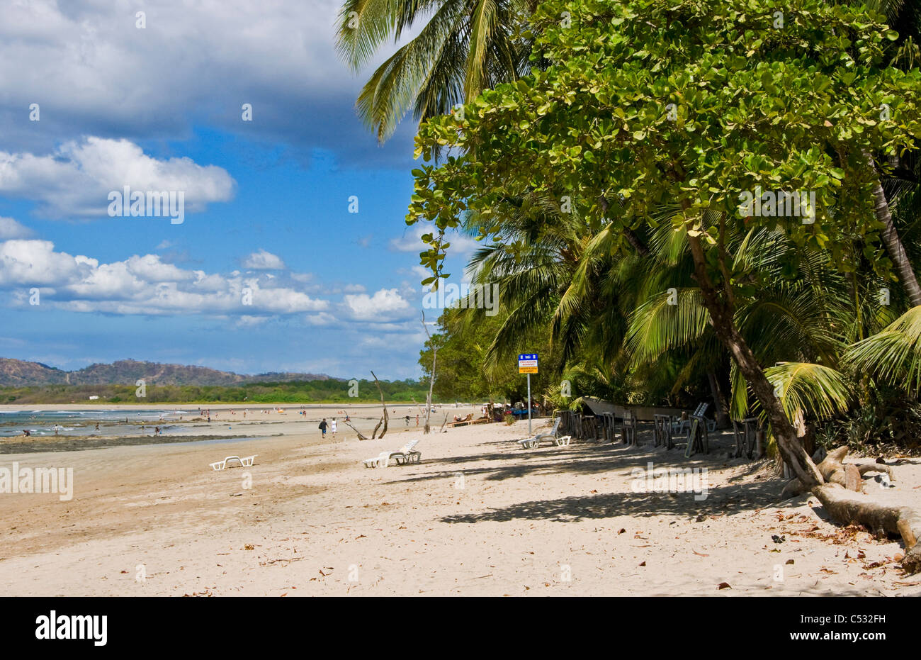 Playa Tamarindo Costa Rica Stockfoto