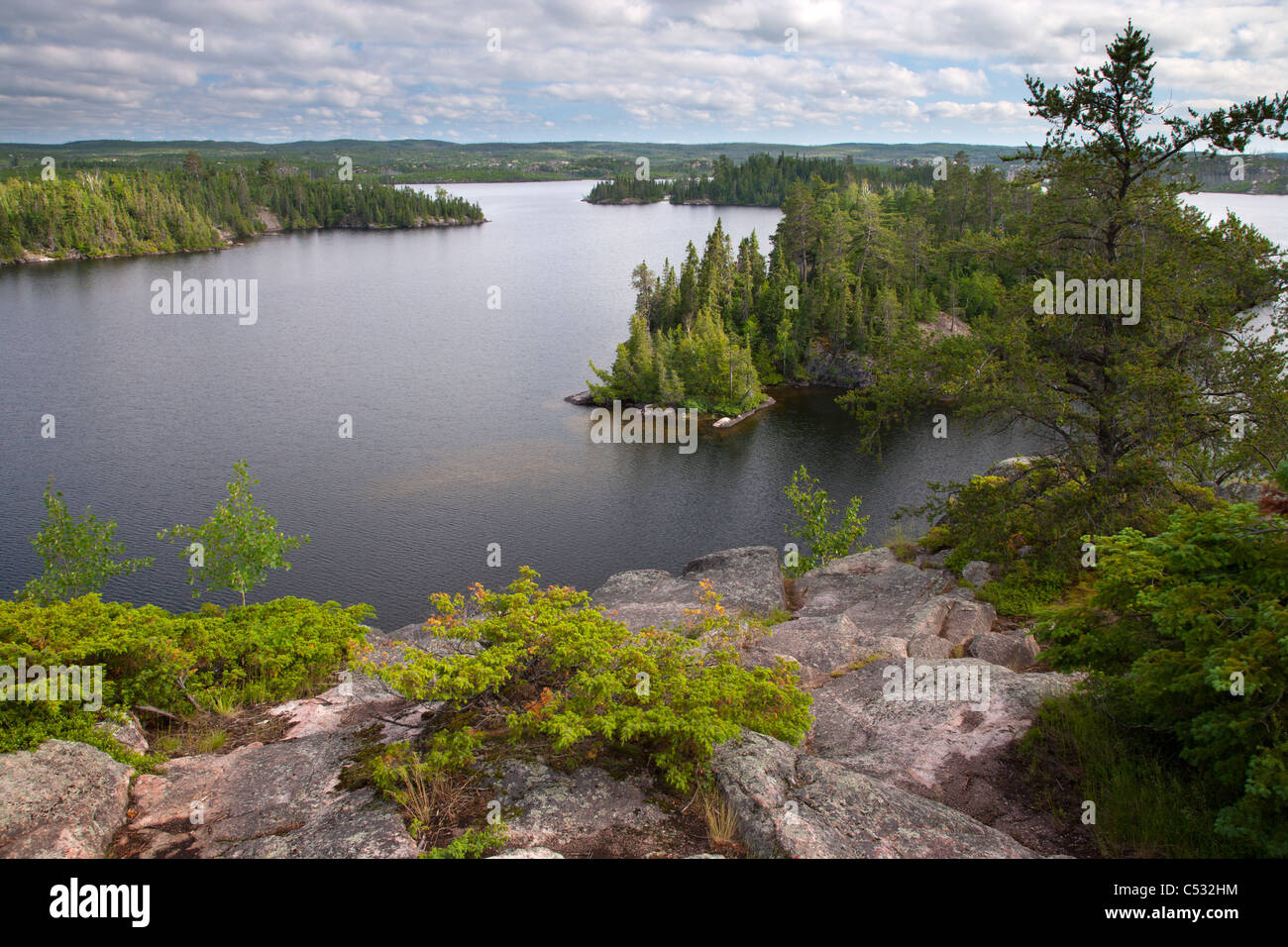 Sea Gull Lake, Grenze wässert Kanu-Bereich Wildnis, Superior National Forest, Minnesota Stockfoto