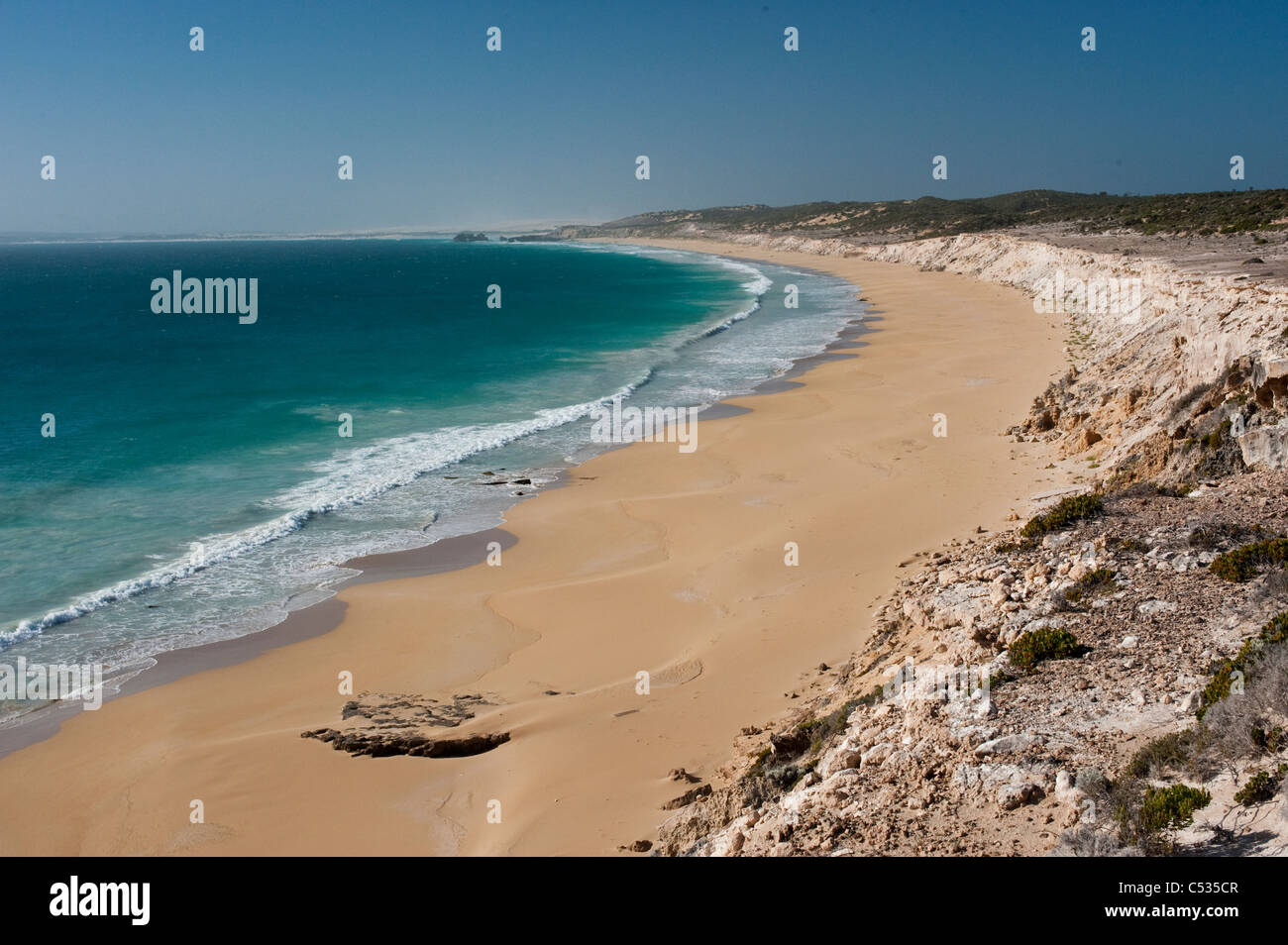 Strand in Coffin Bay National Park, South Australia. Stockfoto