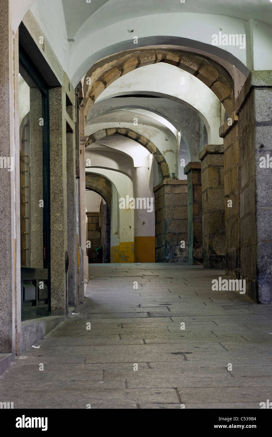 Straßen von Evora, Portugal, Europa Stockfoto