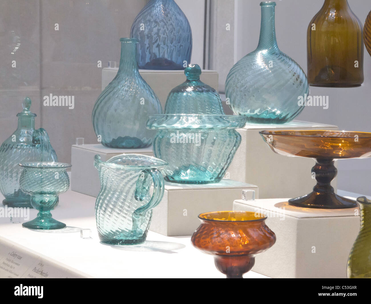 Kunstglas, traf Ausstellung, NYC Stockfoto