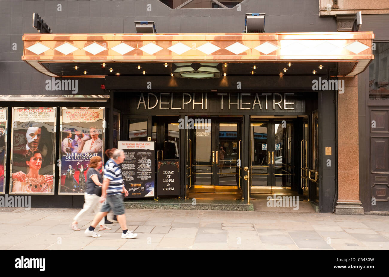 Das Adelphi Theatre, Strang, Londons West End, UK Stockfoto