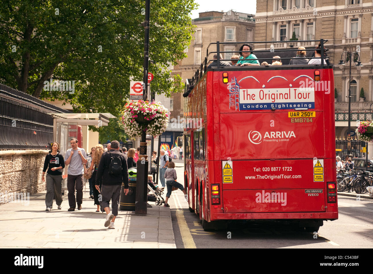Die Original Tour London Bus, London UK Stockfoto