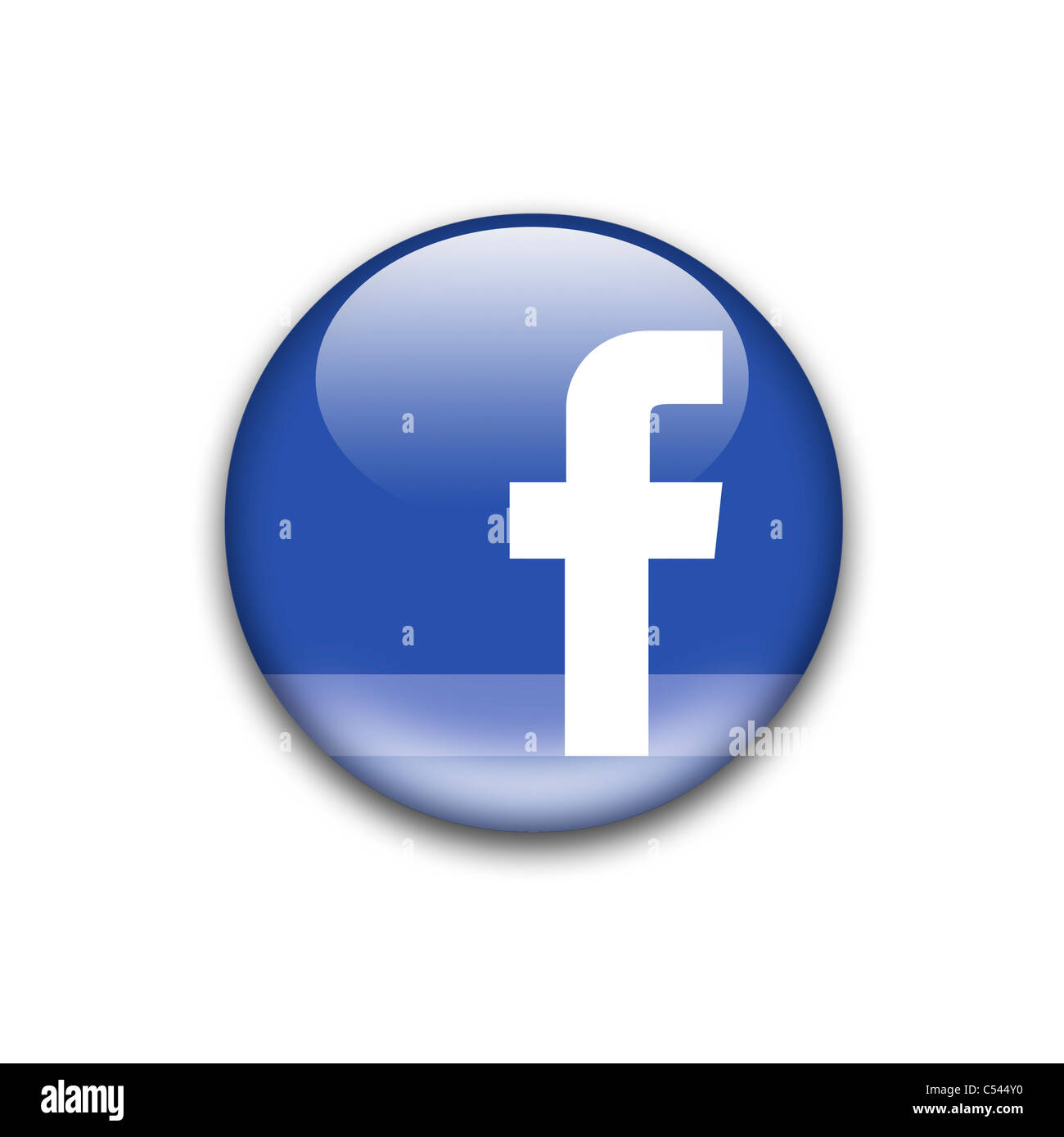 Facebook Logo Symbol Stockfoto