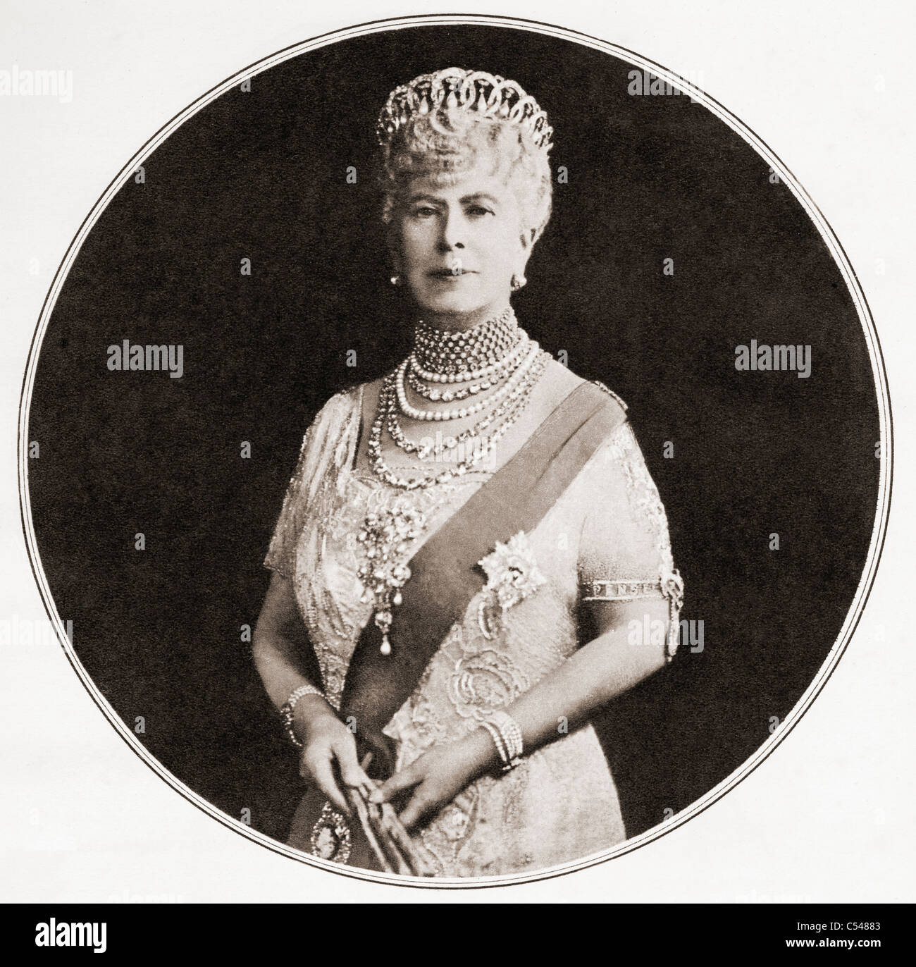 Mary von Teck, Victoria Mary Augusta Louise Olga Pauline Claudine Agnes, 1867 – 1953. Queen Consort von George V Stockfoto