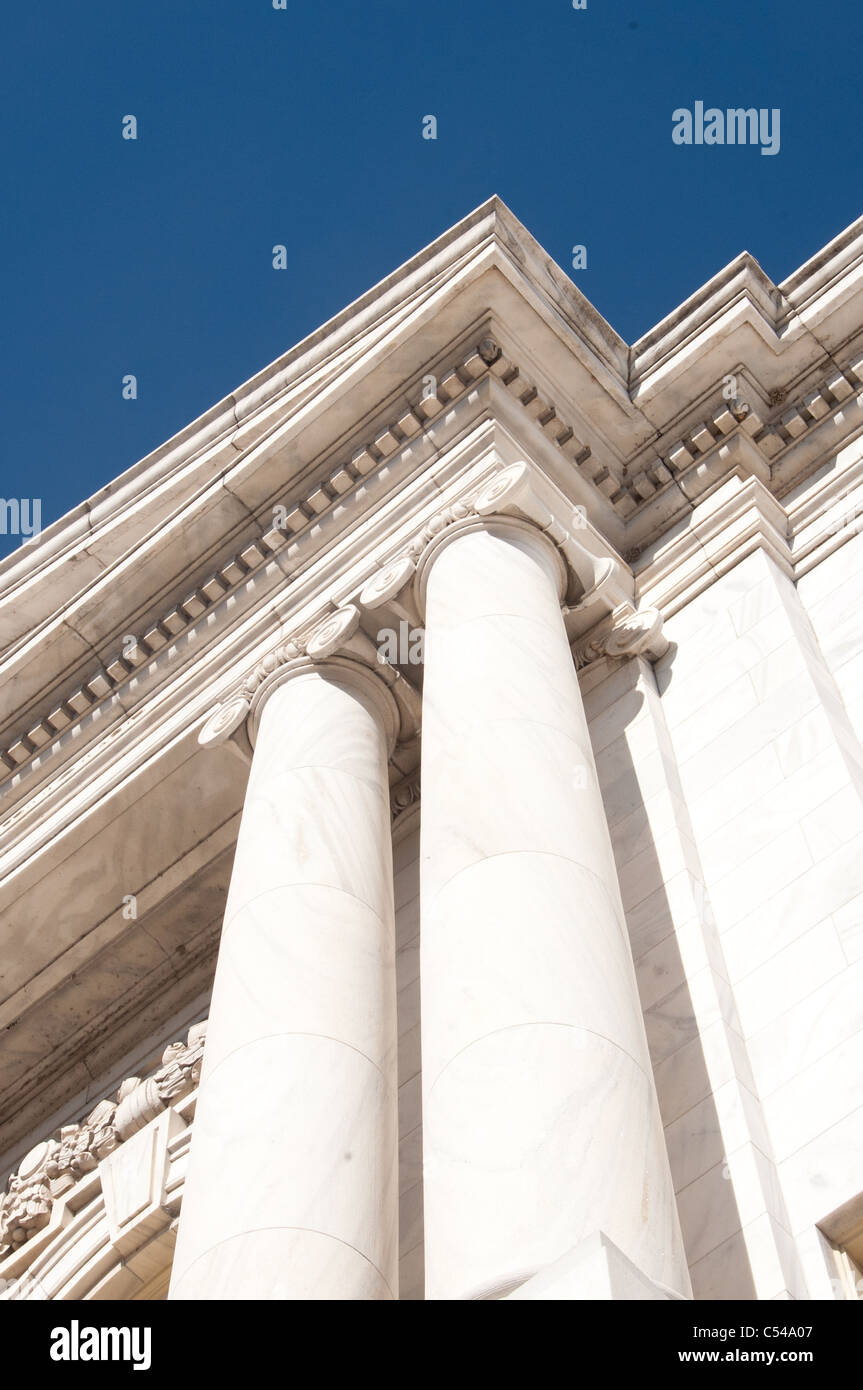 US-Bundesgericht Spalten Stockfoto