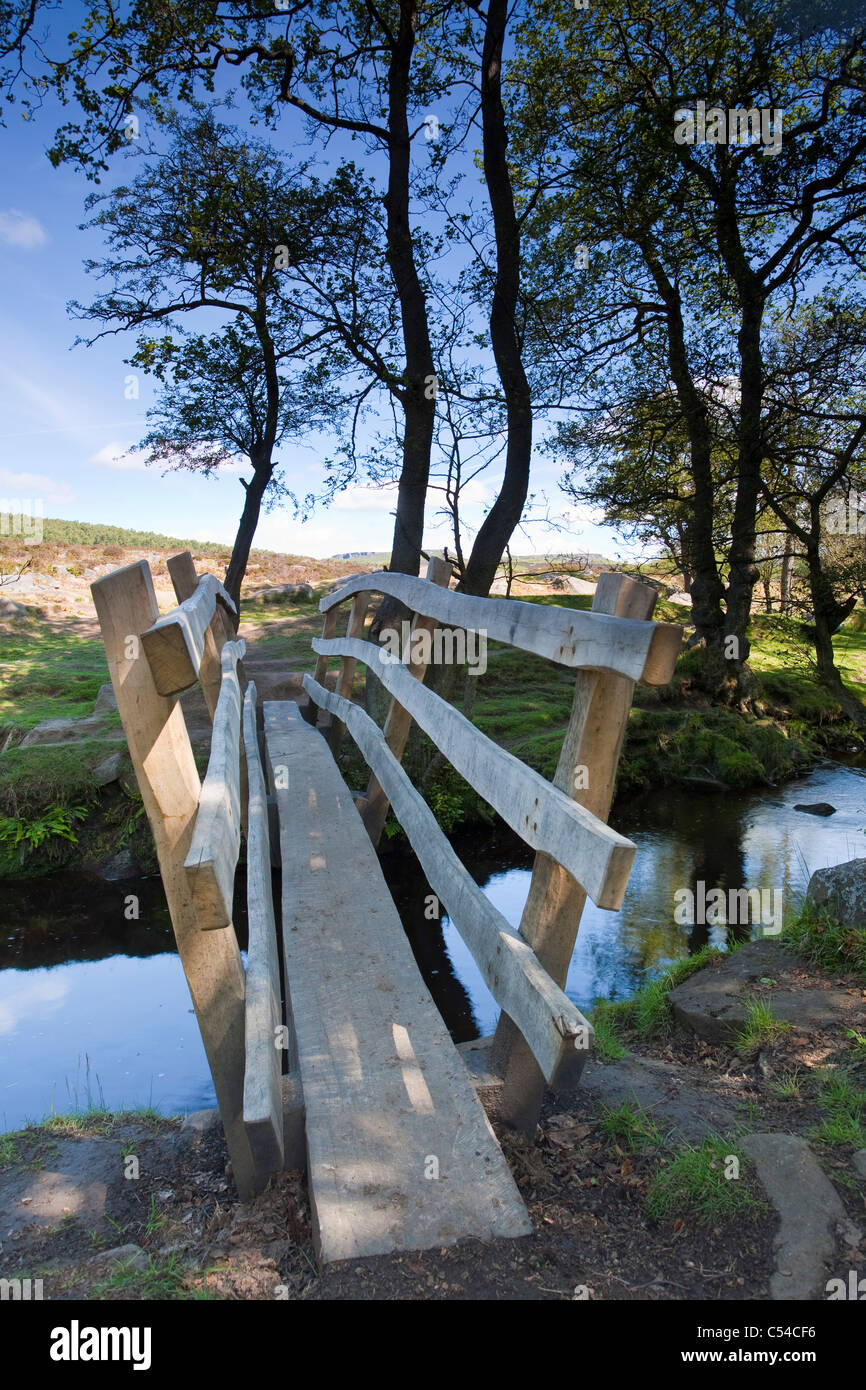 LONGSHAW Estate Derbyshire Peak District National Park Stockfoto