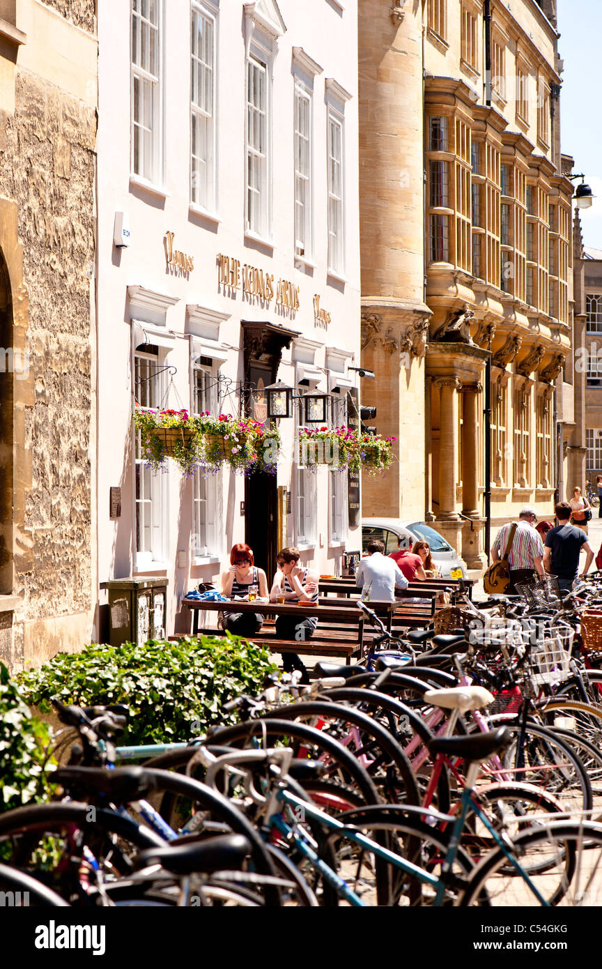 Zyklen von Ecke Pub, Oxford, Oxfordshire, Vereinigtes Königreich Stockfoto