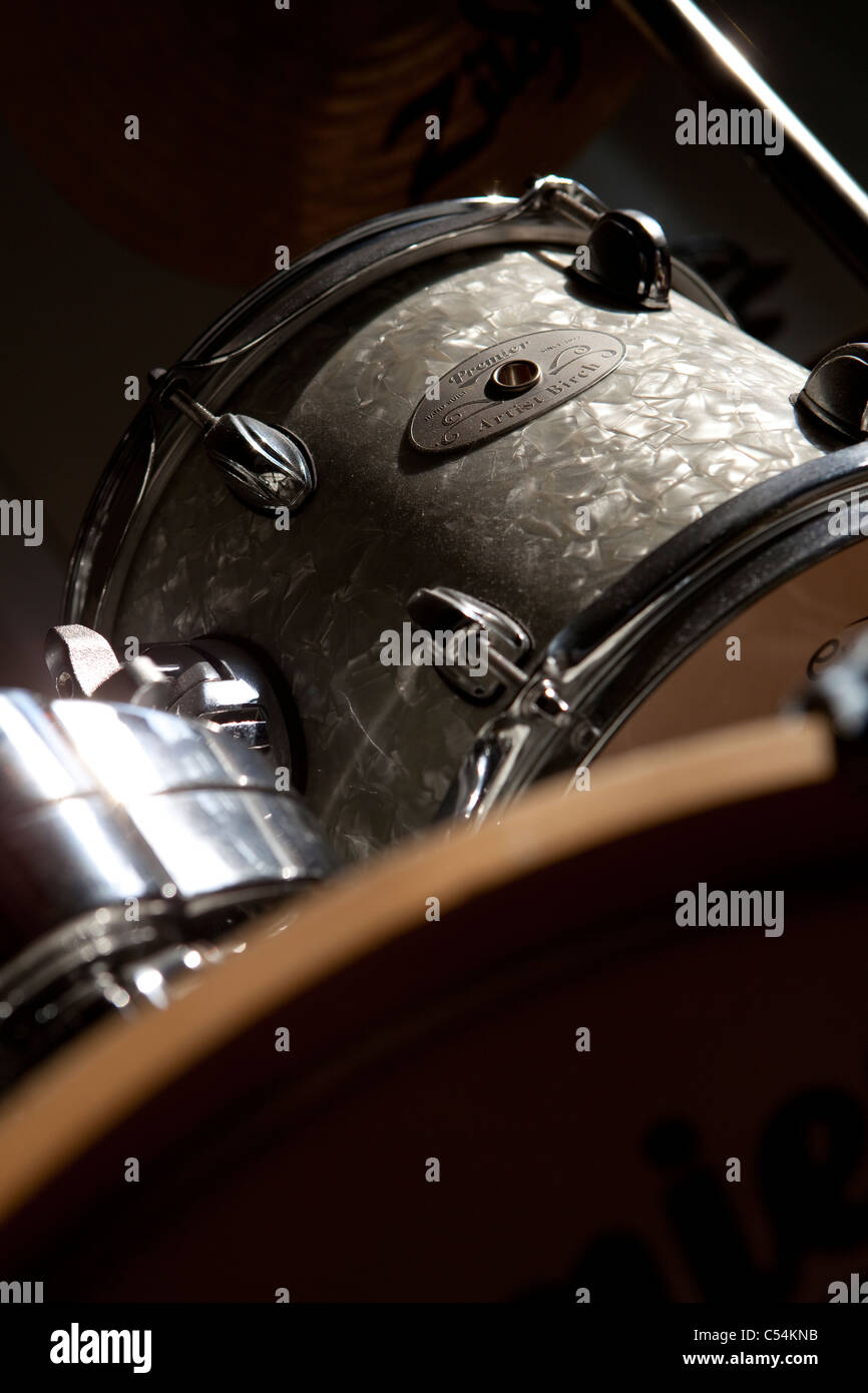 Premier-Schlagzeug Stockfoto