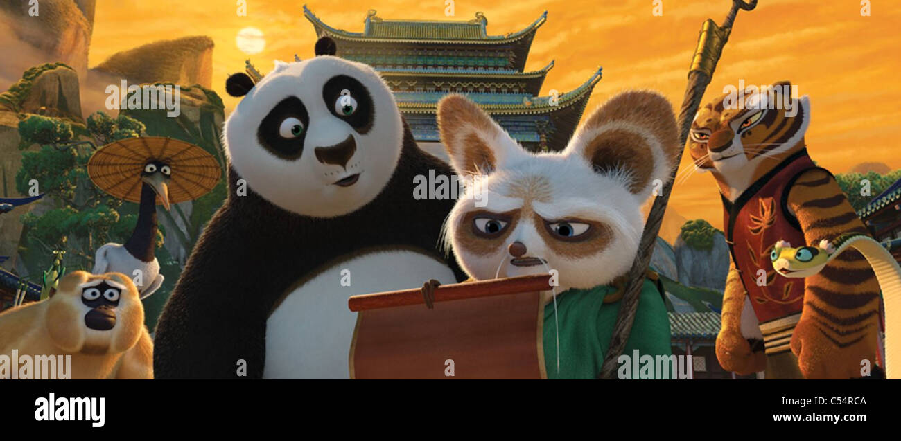 KUNG FU PANDA 2-2011 DreamWorks Animationsfilm Stockfoto