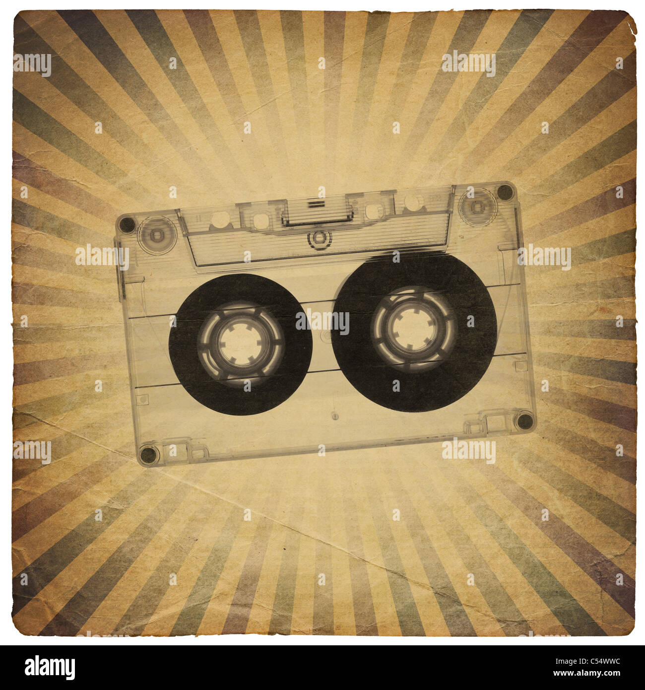 Vintage abstrakte Hintergrundmusik Stockfoto