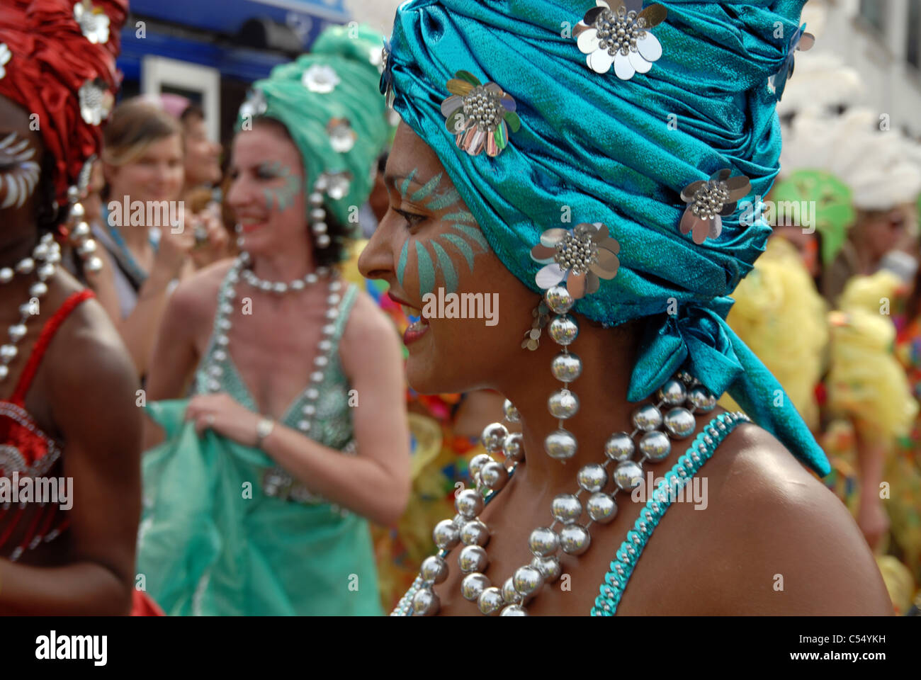 Brazilien. Samba-Tänzer am Karneval in Rio De Janeiro Stockfoto