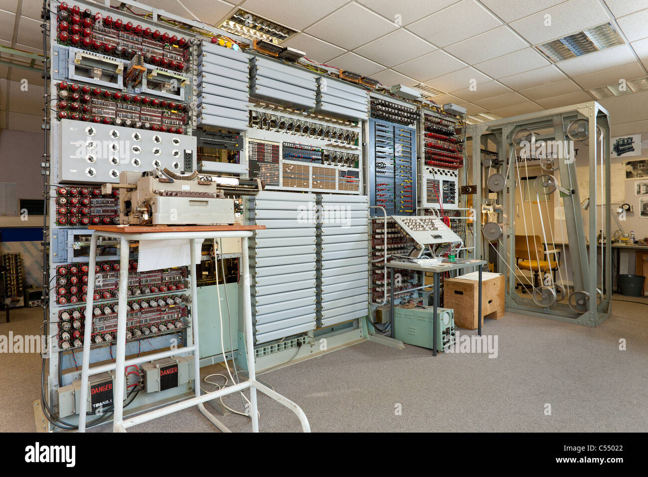 Koloss Replik Computer in Bletchley Park Stockfoto