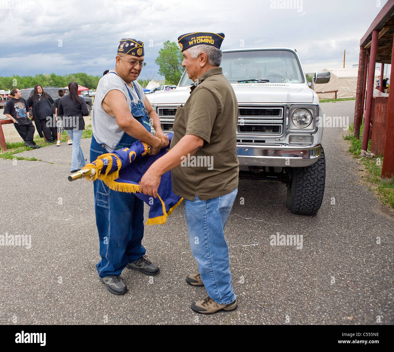 Fort Washakie, Wyoming. 52. östlichen Schoschonen indische Tage. Stockfoto