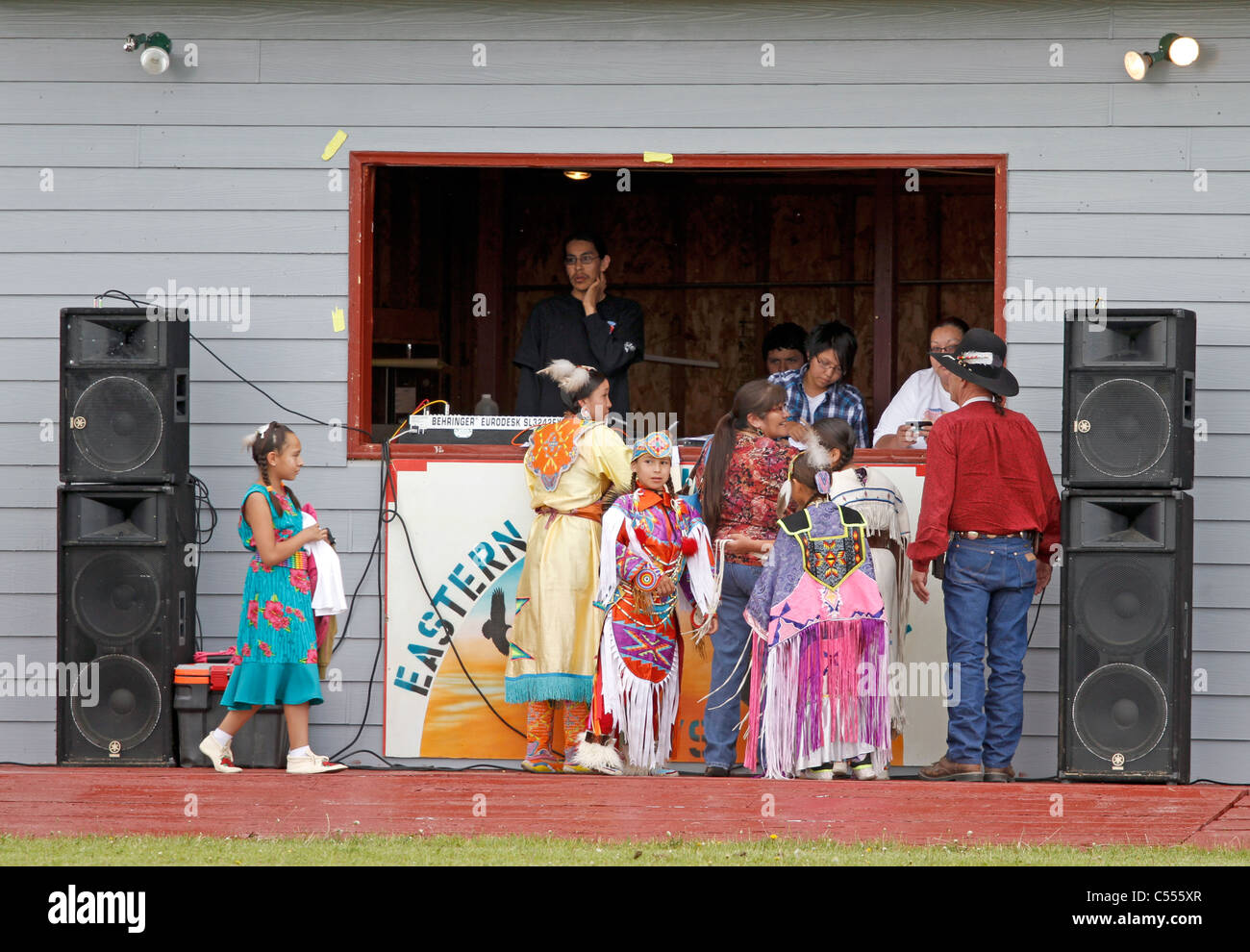 Fort Washakie, Wyoming. 52. östlichen Schoschonen indische Tage. Stockfoto
