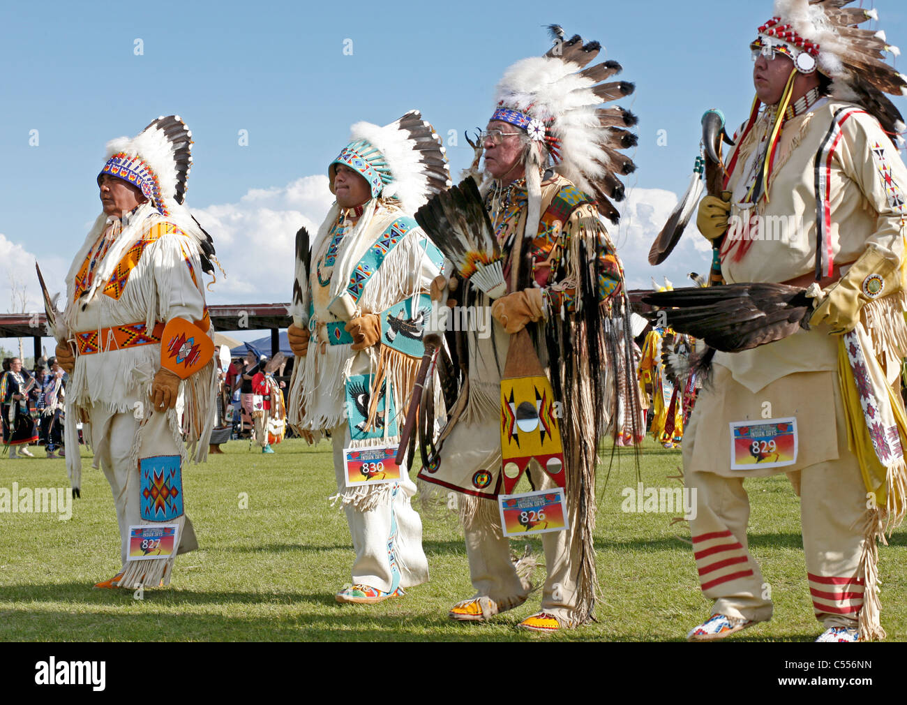 Fort Washakie, Wyoming. 52. östlichen Schoschonen indische Tage. Stockfoto