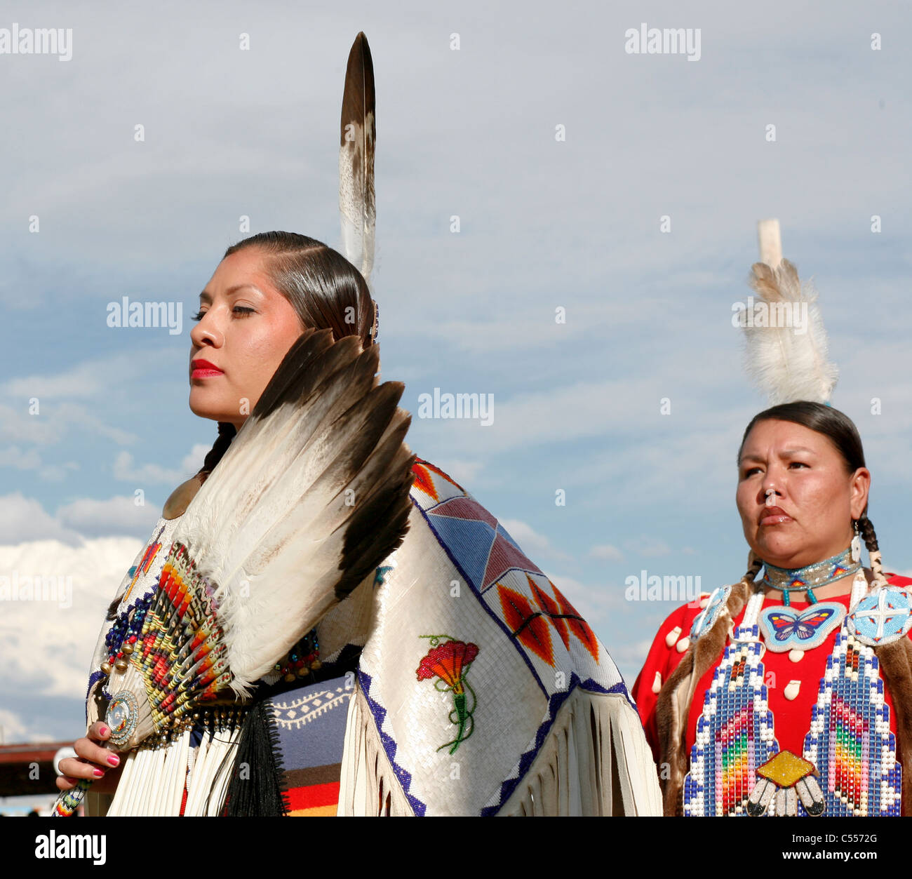 Fort Washakie, Wyoming. 52. östlichen Schoschonen indische Tage. Stockfoto