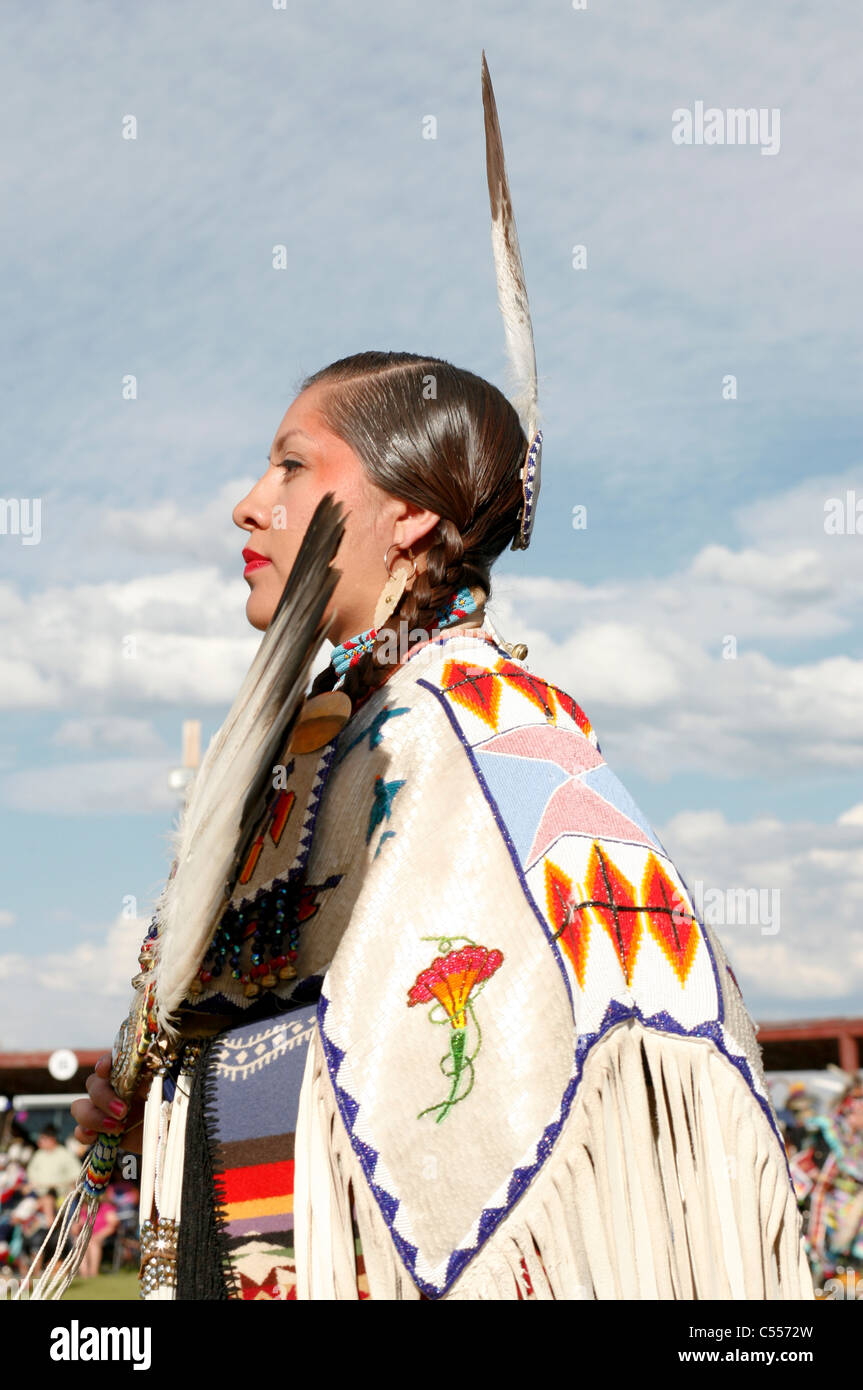 Fort Washakie, Wyoming. 52. östlichen Schoschonen indische Tage. Stockfoto