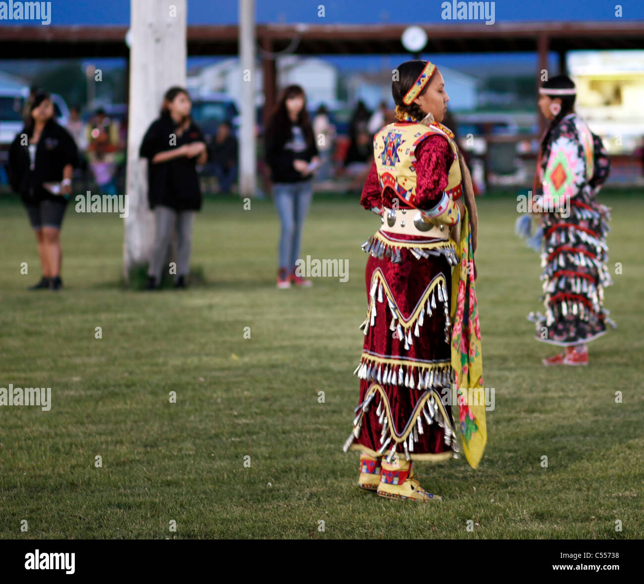 Fort Washakie, Wyoming. 52. östlichen Schoschonen indische Tage. Stockfoto
