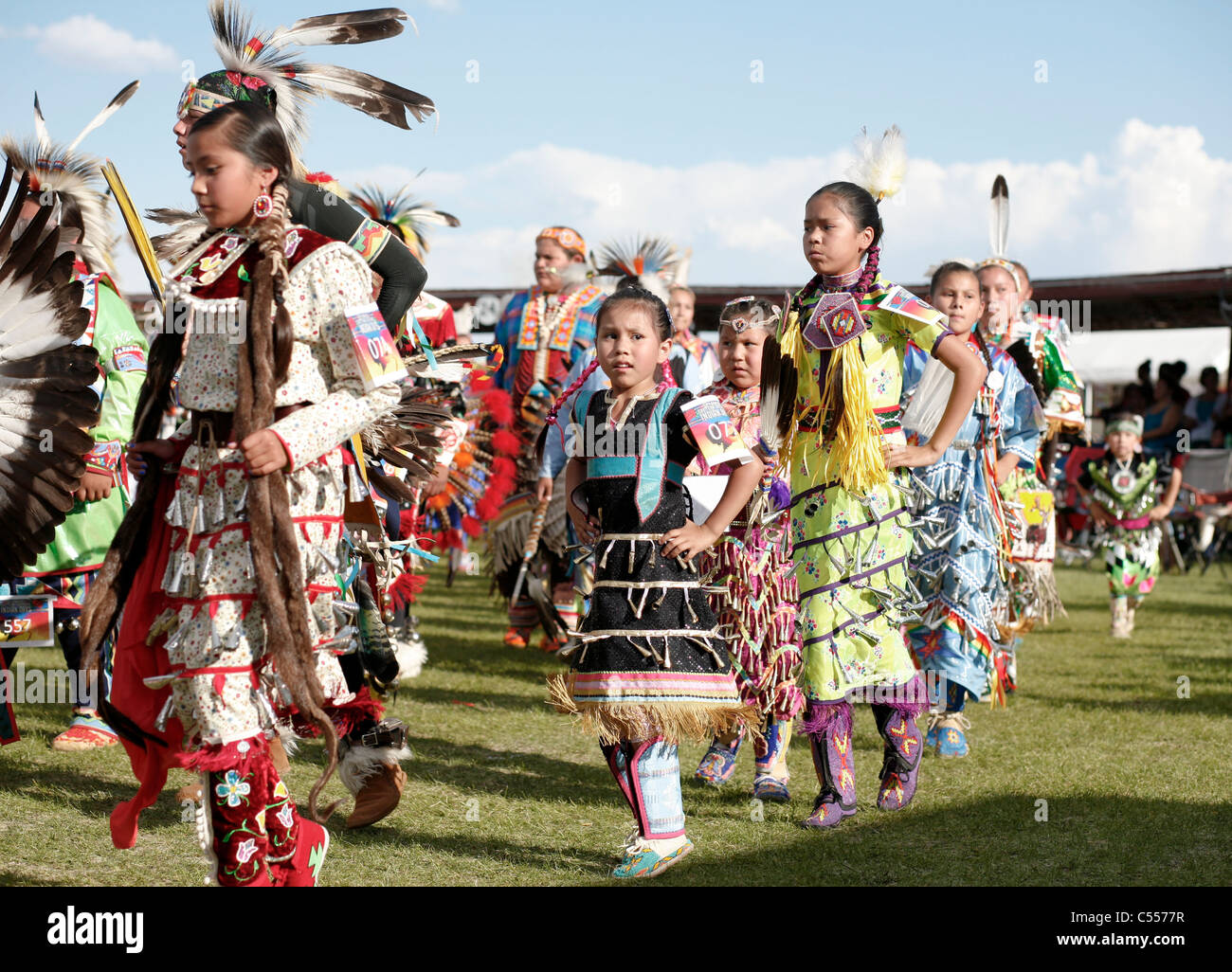 Fort Washakie, Wyoming. 52. östlichen Schoschonen indische Tage. Stockfoto