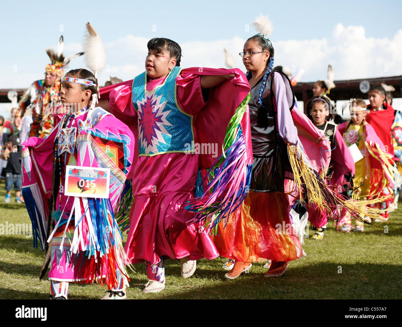 Fort Washakie, Wyoming. 52. östlichen Schoschonen indische Tage. Stockfoto