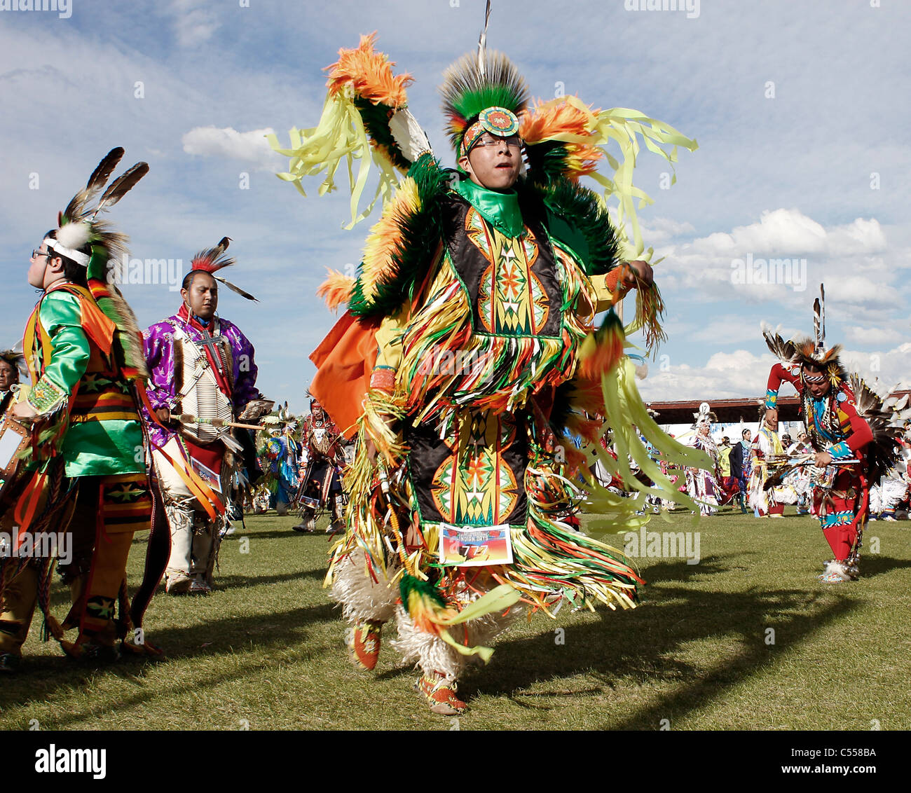 Fort Washakie, Wyoming. 52. östlichen Schoschonen indische Tage. Stockfoto