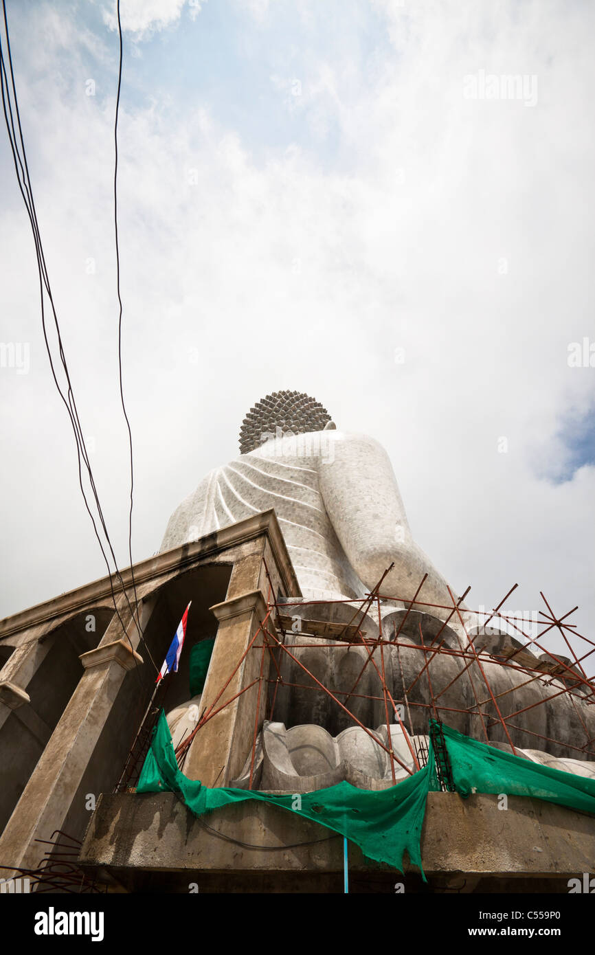 Detail des Aufbaus. Der Big Buddha in Phuket, Thailand. Stockfoto