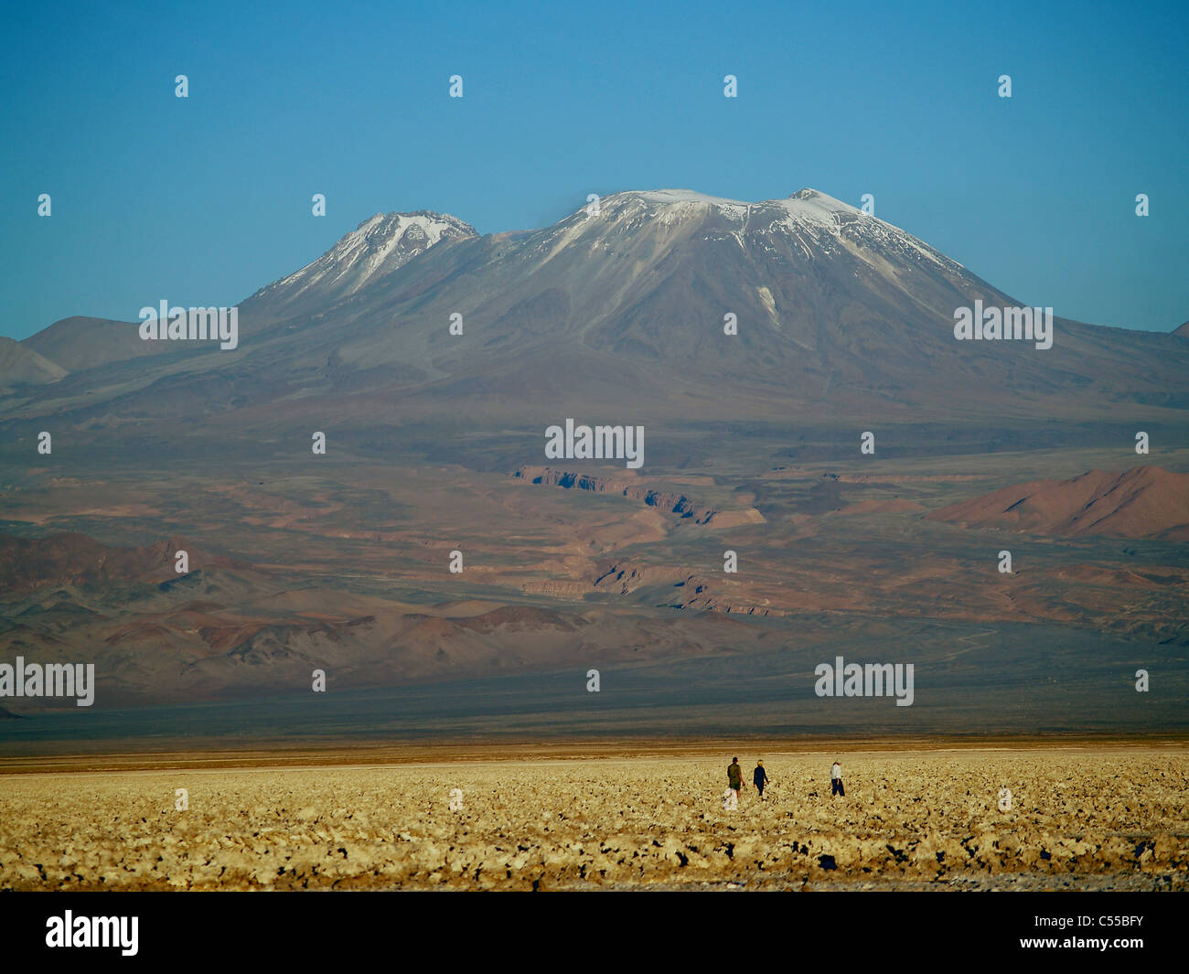 Vulcan Lascar, Salar de Atacama, Chile Stockfoto