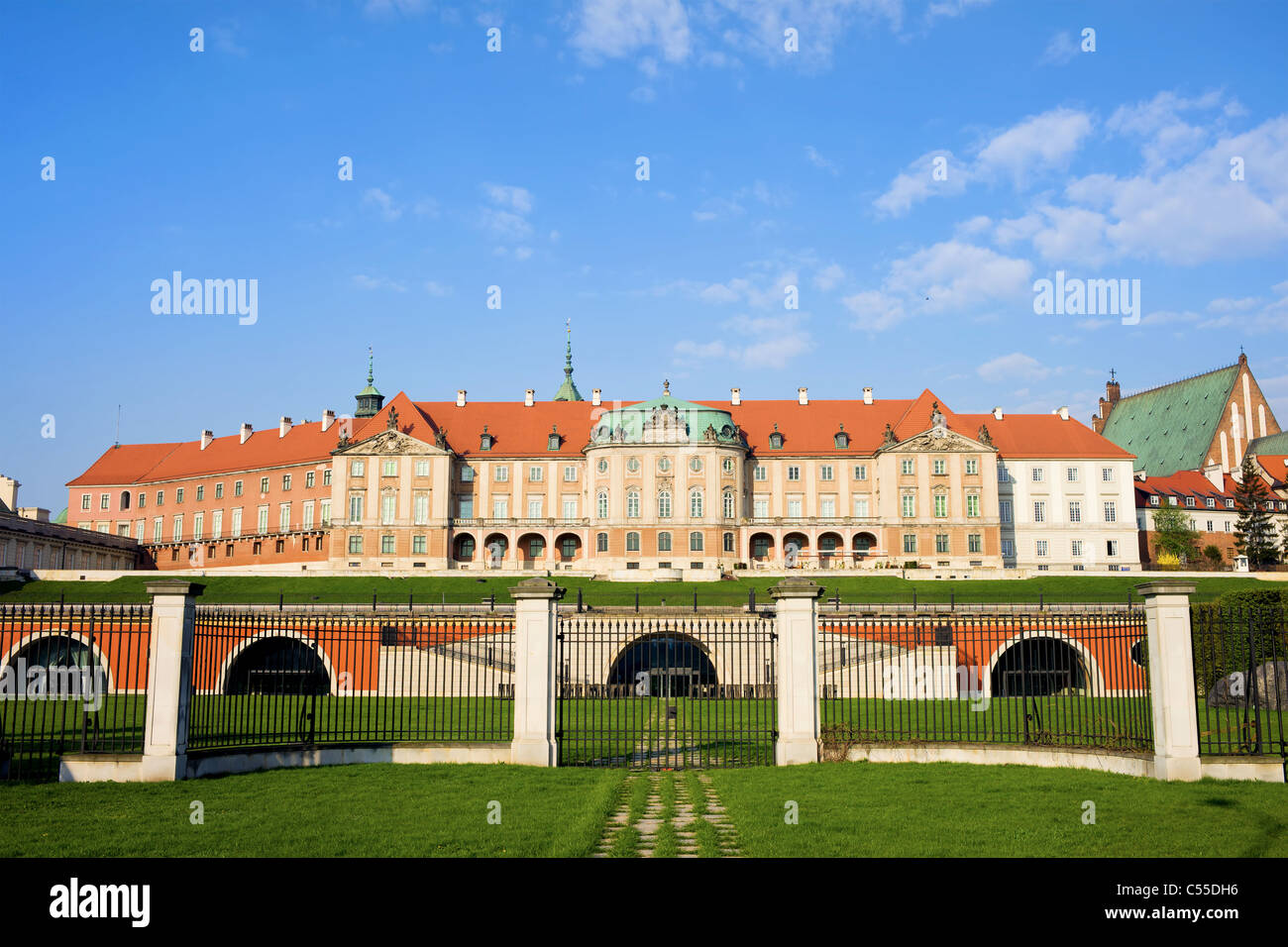 Königsschloss ein Wahrzeichen in der alten Stadt von Warschau, Polen Stockfoto