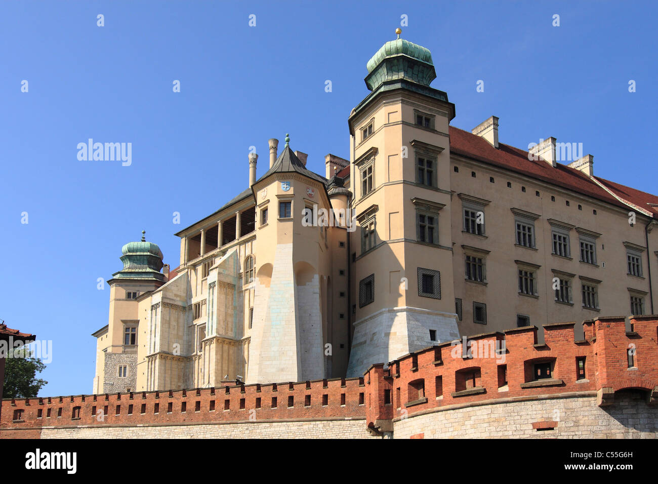 Königsschloss Wawel in Krakau, Polen. Stockfoto