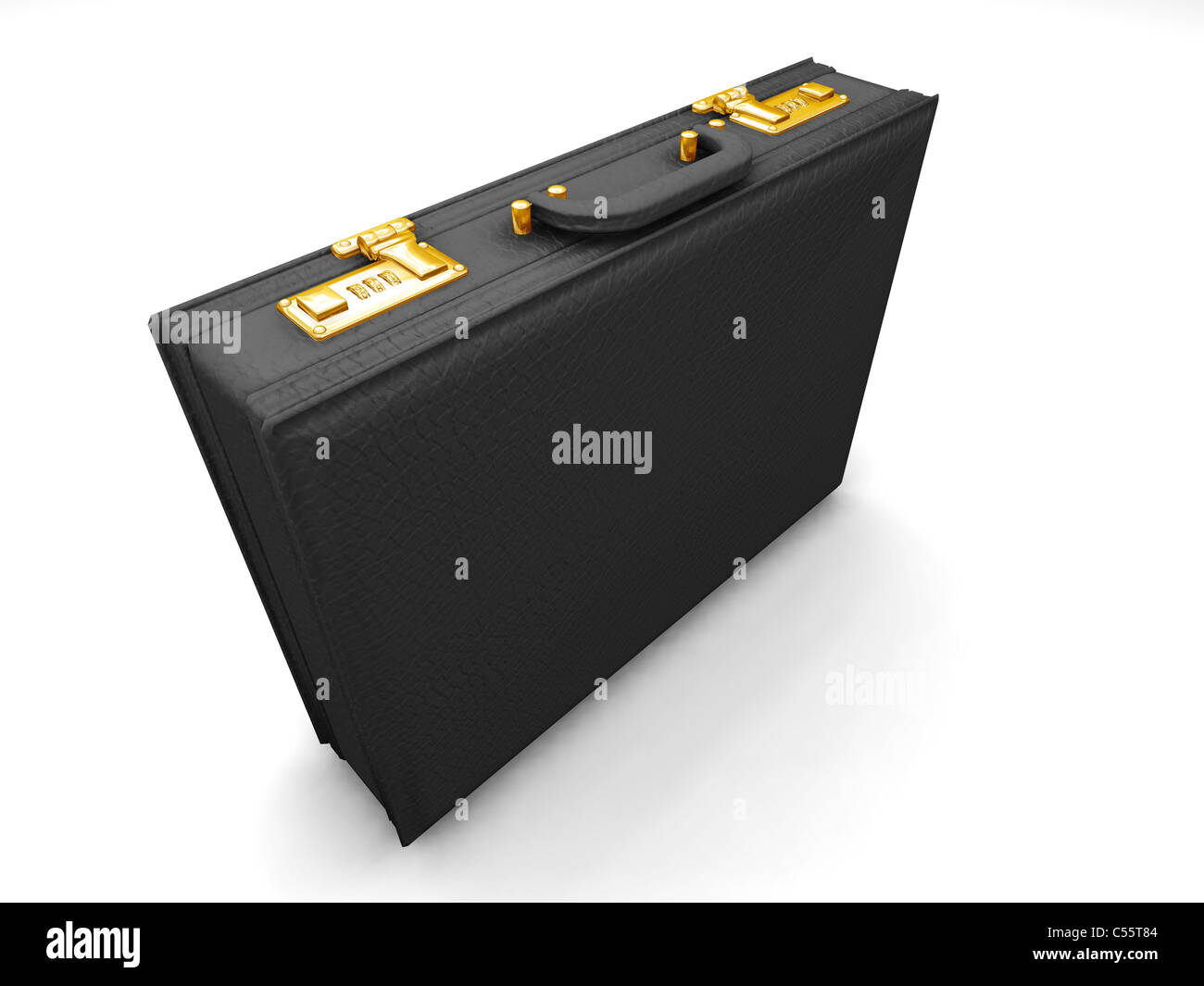 3D Rendering einer Aktentasche Stockfoto