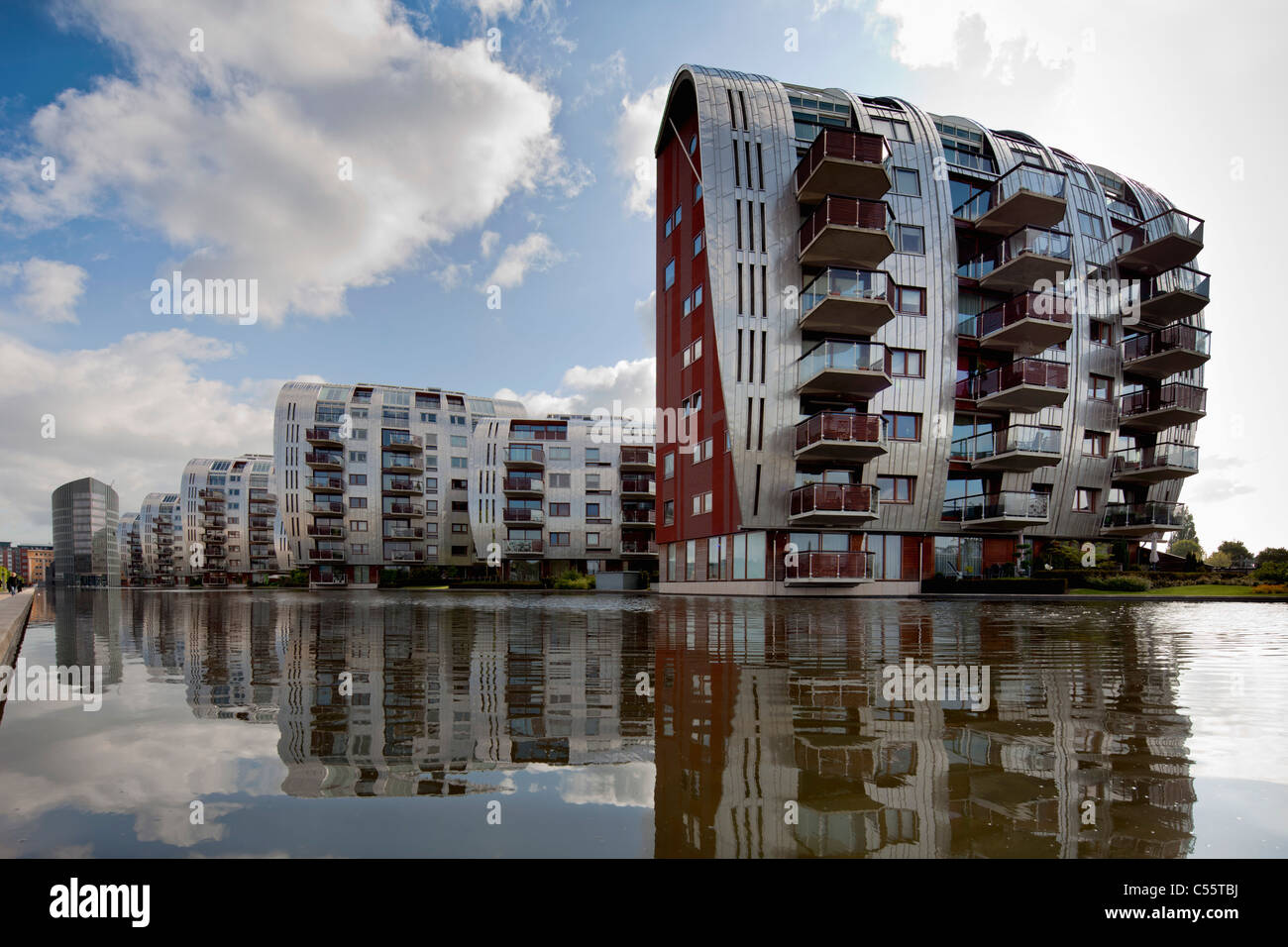 Die Niederlande Den Bosch Moderne Apartmenthauser Namens Armada Im Bezirk Genannt Paleiskwartier Stockfotografie Alamy