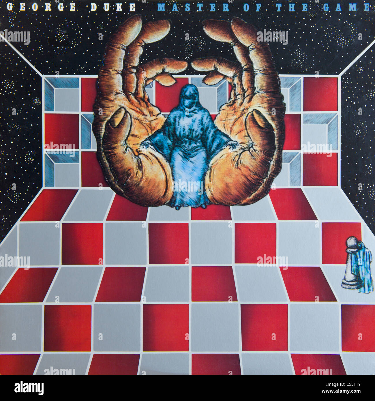 Cover der original-Vinyl-Album Meister des Spiels durch George Duke veröffentlicht 1979 bei Epic Records Stockfoto