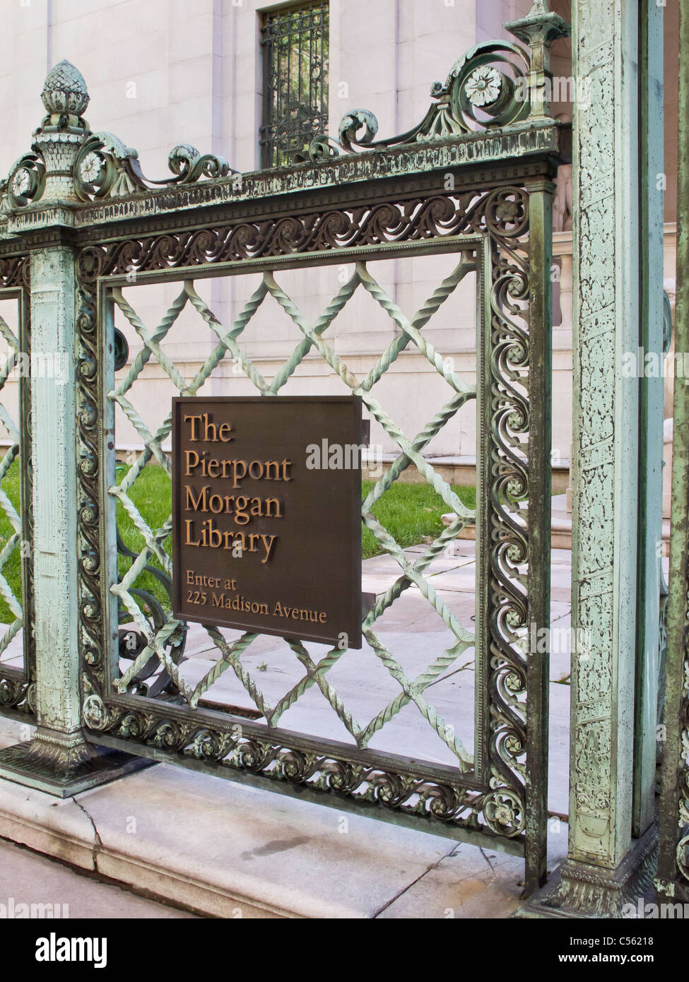 Die Pierpont Morgan Library & Museum, 36th Street, NYC Stockfoto