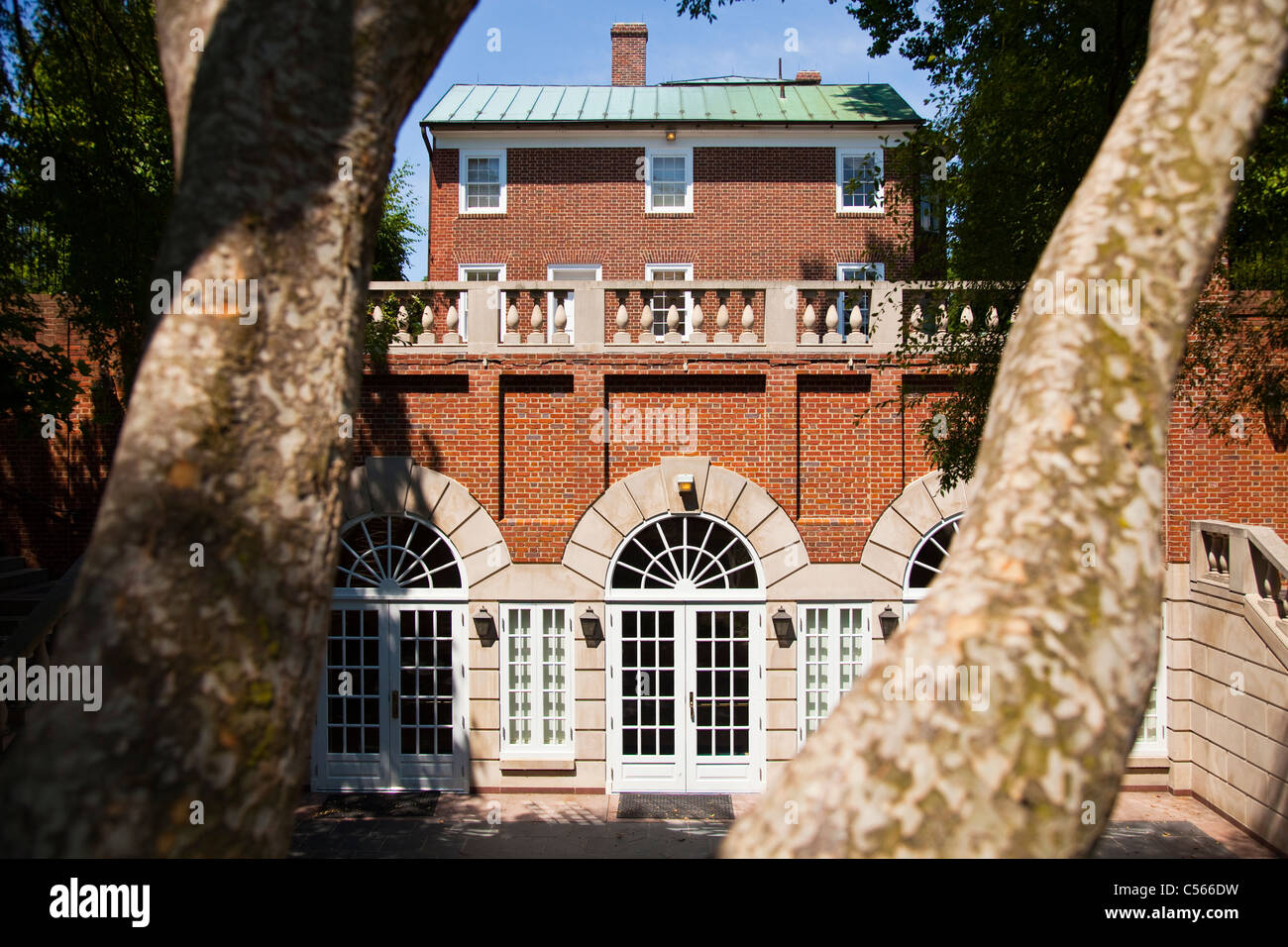 Historischen Dumbarton House Museum und Sitz der nationalen Gesellschaft der kolonialen Dames von Amerika, Washington DC Stockfoto