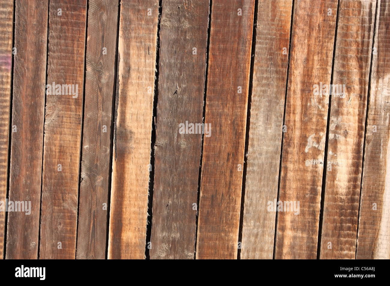 Bild-Fragment der alten hölzernen braun Stockfoto