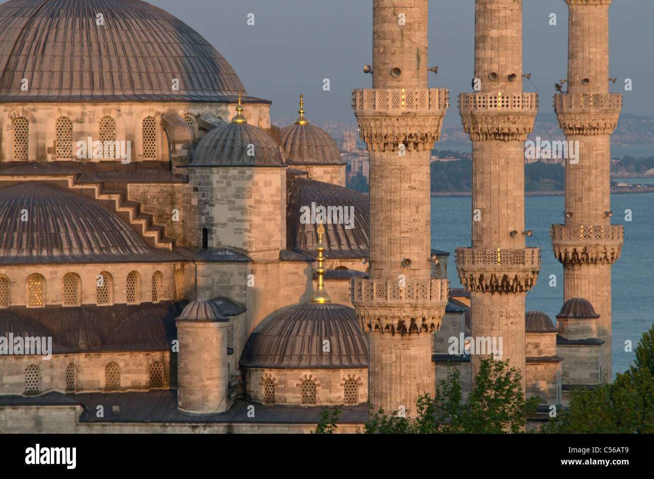 Die blaue Moschee, Cami in Sultanahmet, Istanbul, Türkei Stockfoto