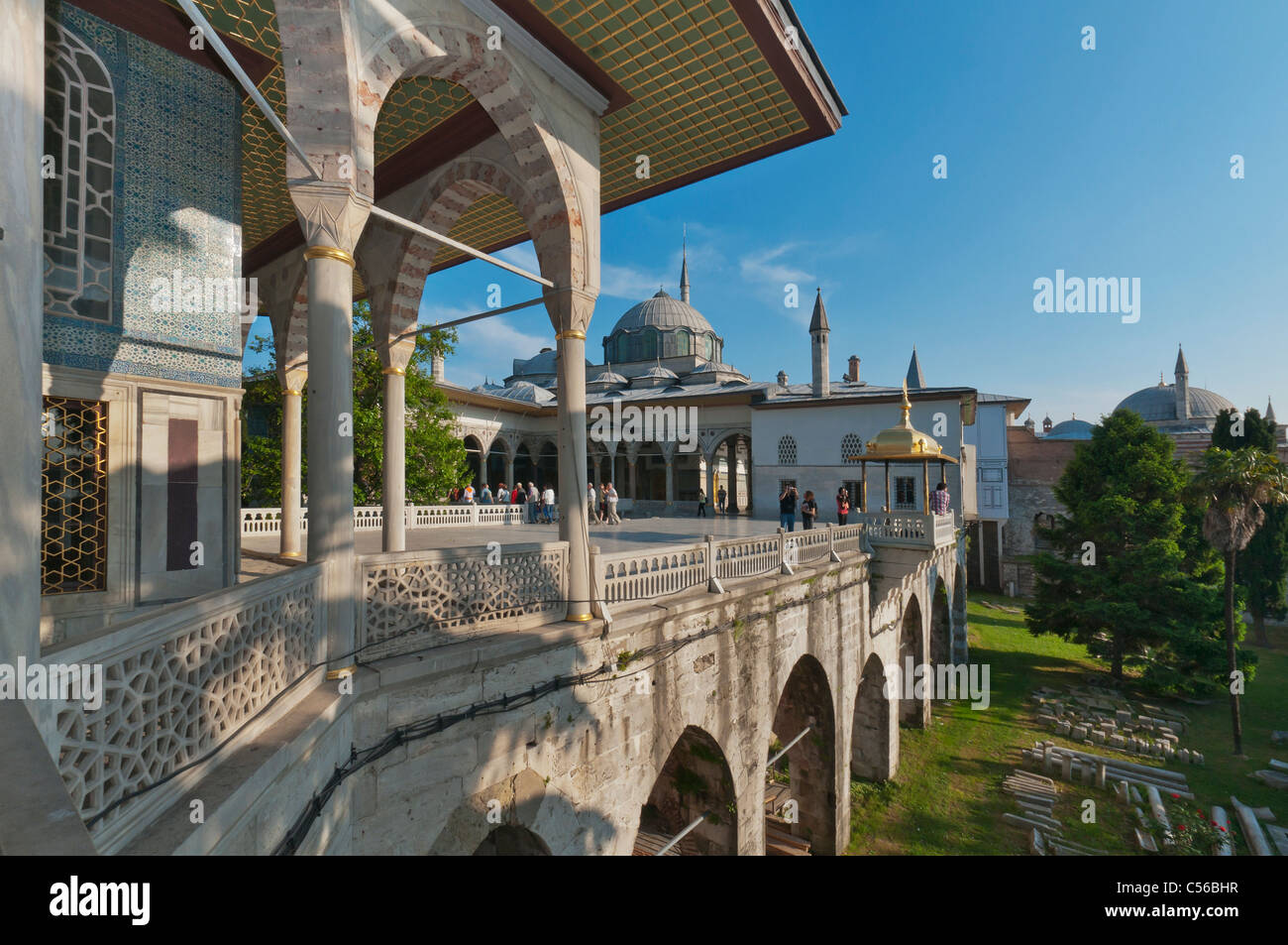 Baghdat Kiosk im Topkapi Palast, Istanbul, Türkei Stockfoto