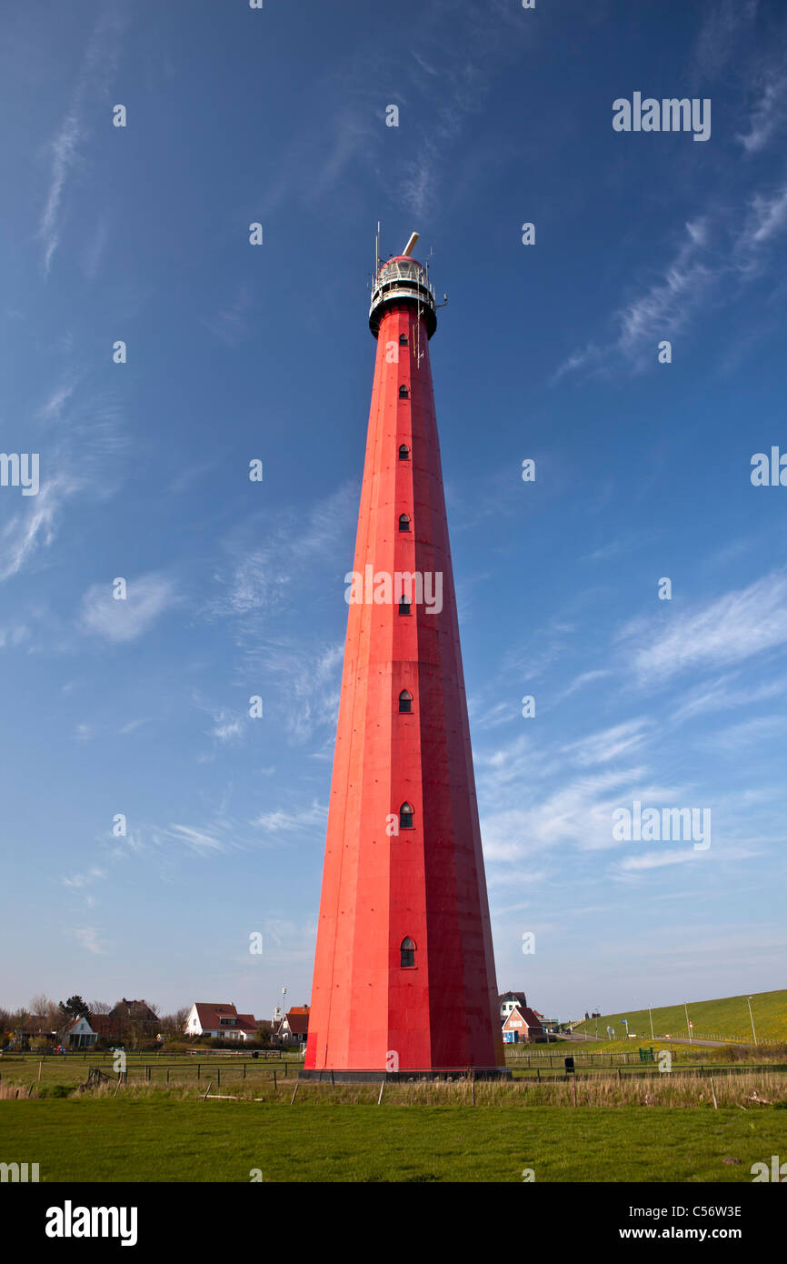 Der Leuchtturm von Den Helder, Niederlande. Stockfoto