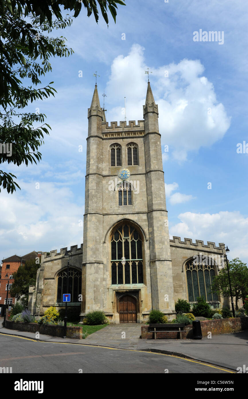 St. Nikolaus Kirche Newbury Berkshire England Uk Stockfoto