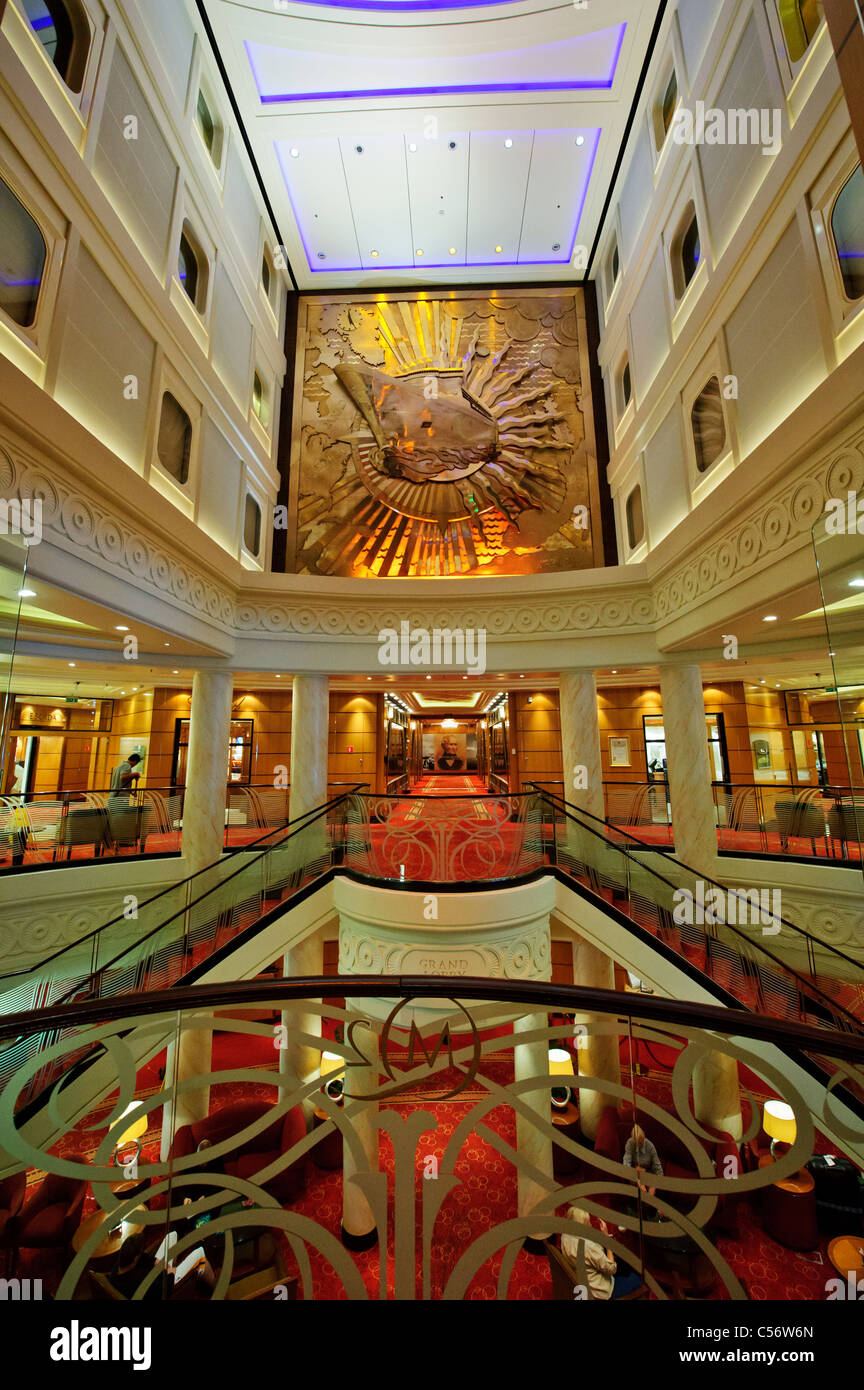 Queen Mary 2 Interior Stockfotos Queen Mary 2 Interior
