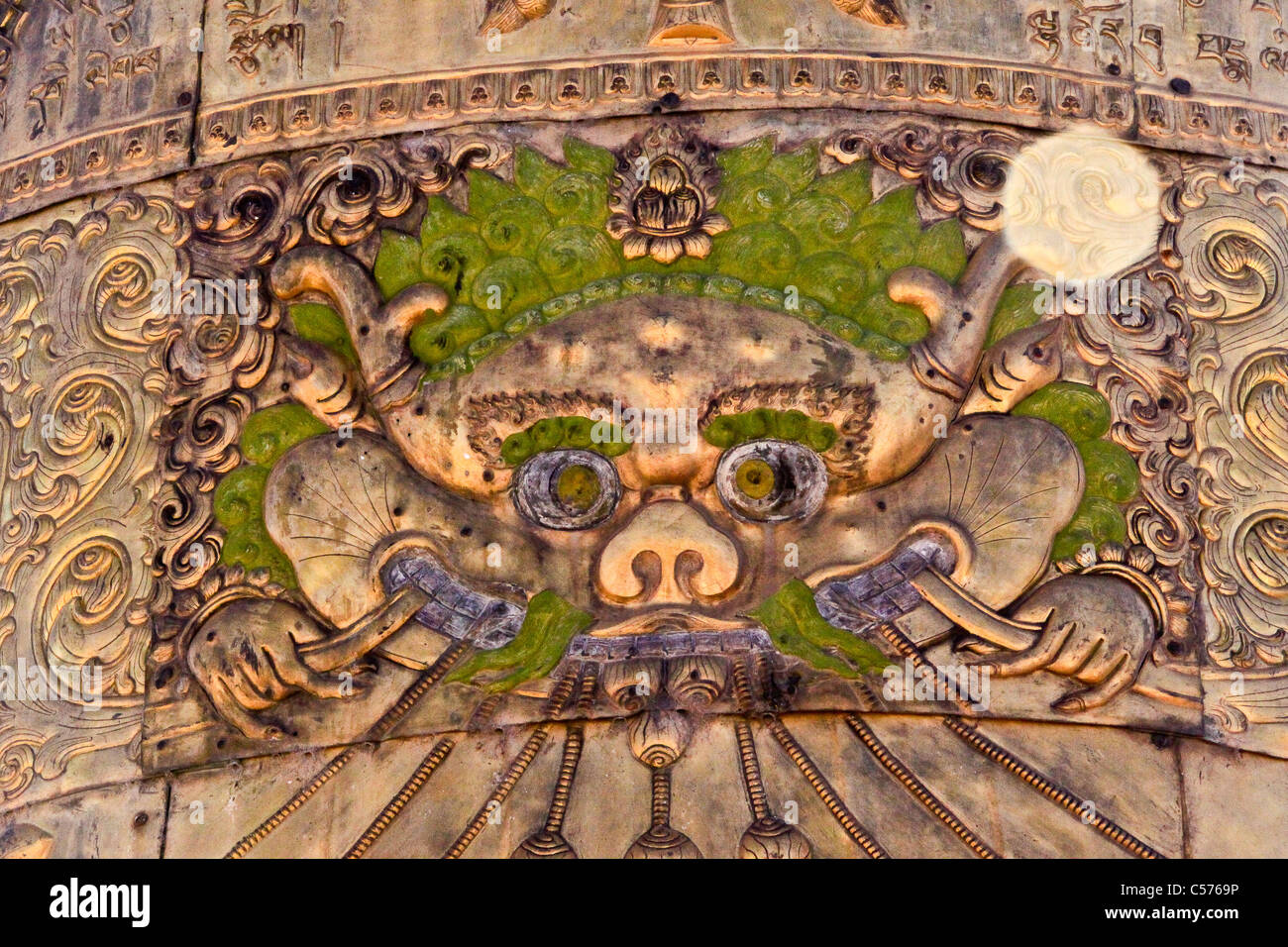 Buddha, der Potala Palast, Lhasa, Tibet, China hat viele Gesichter Stockfoto