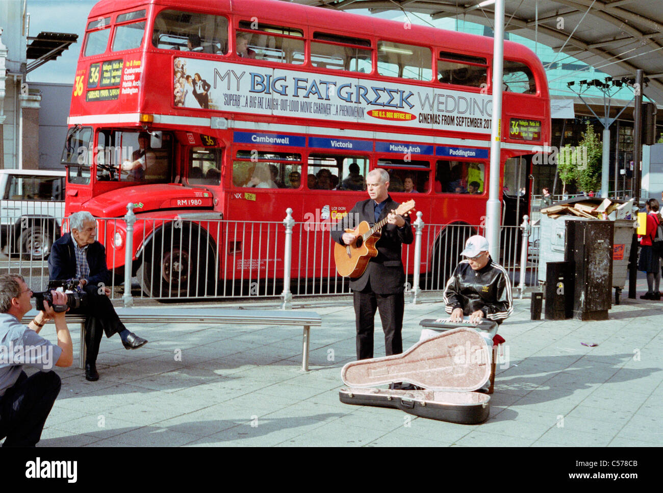 Martin Parr Pop für die Pet Shop Boys video-Aufnahmen Stockfoto