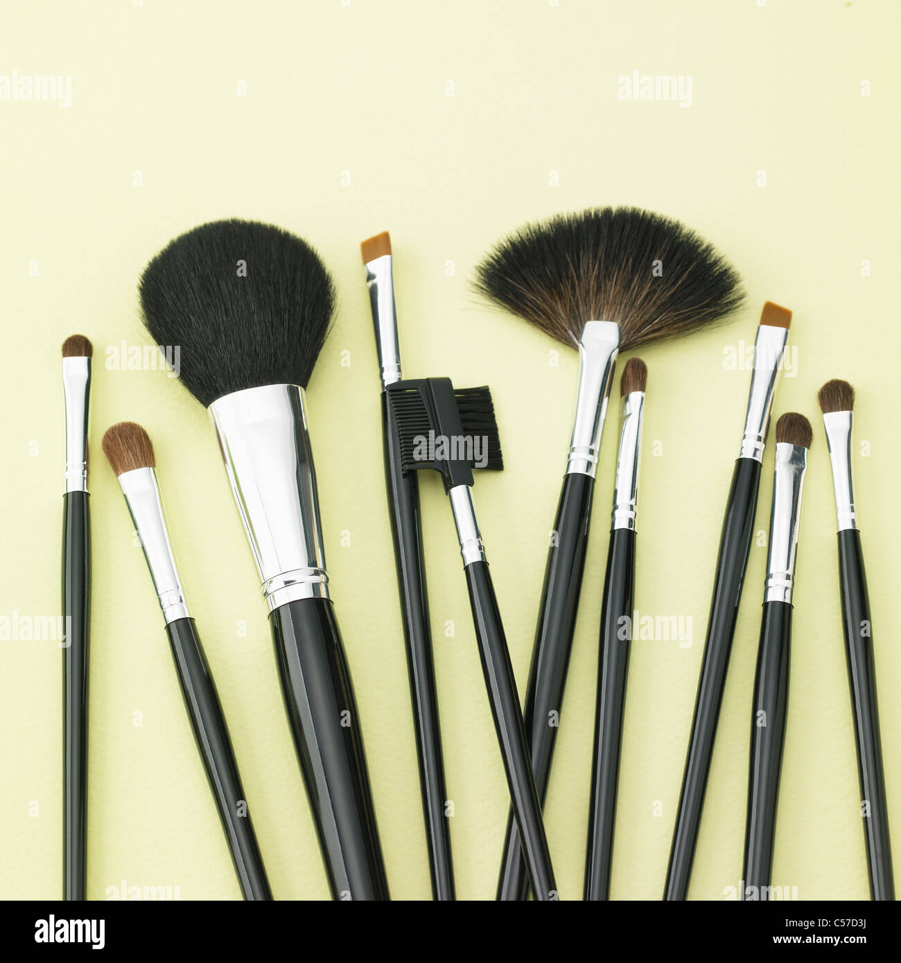 Make-up Pinsel und Werkzeuge Stockfoto